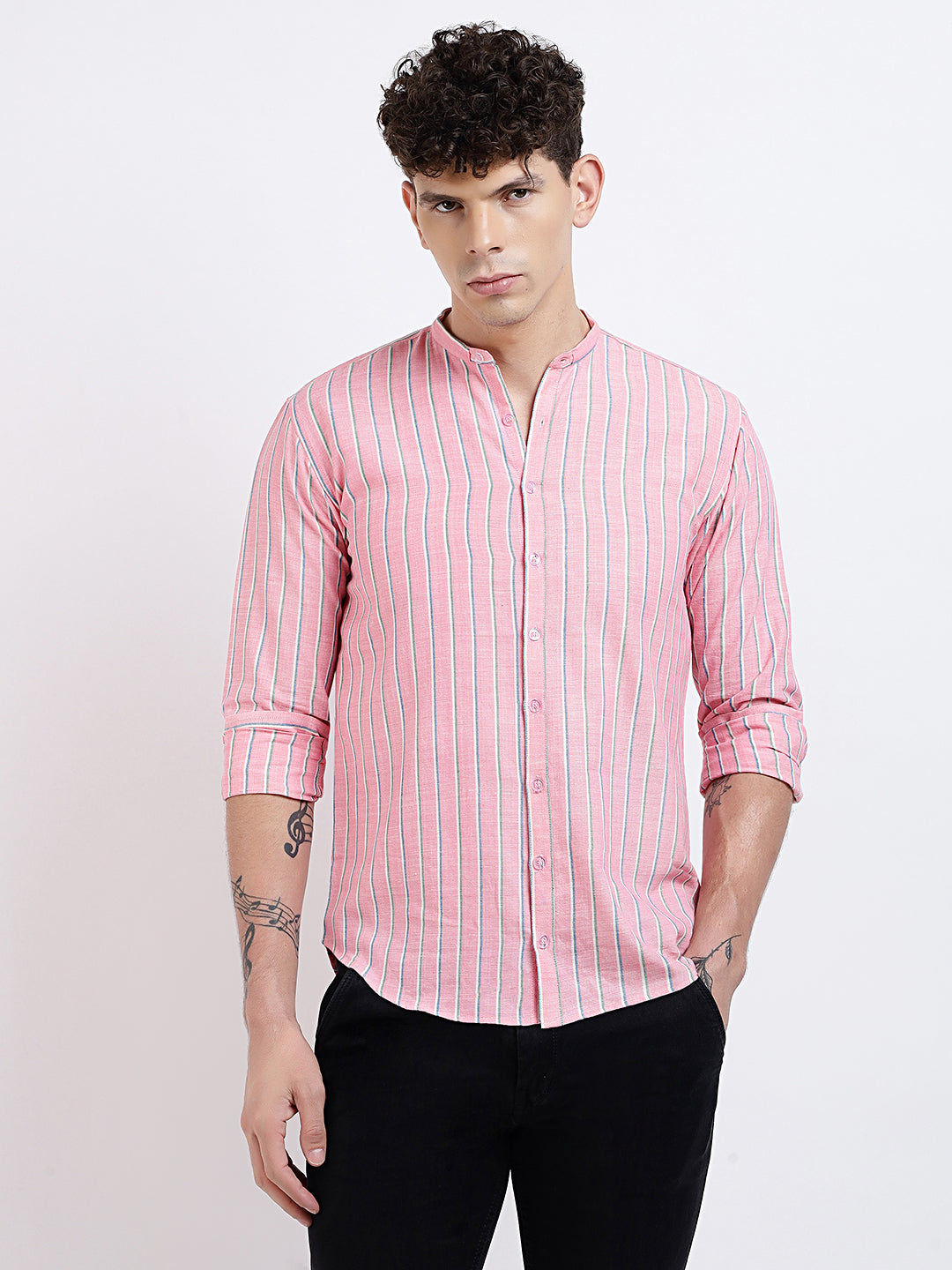 Bandra Afternoons Regular Fit Shirt - Murshidabad Handwoven Cotton