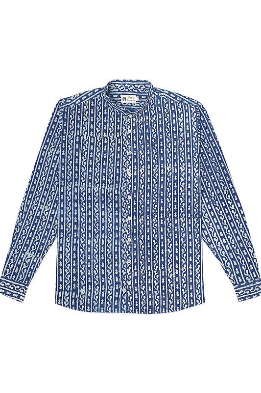 Sunday Bazaar Regular Fit Shirt - Rajasthani Dabu Block Print