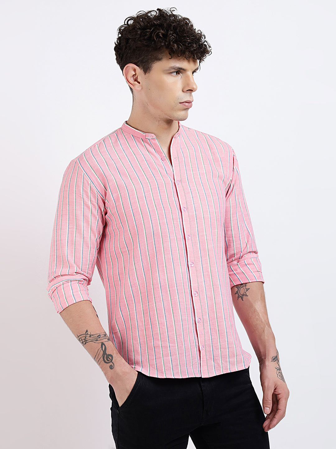 Bandra Afternoons Regular Fit Shirt - Murshidabad Handwoven Cotton