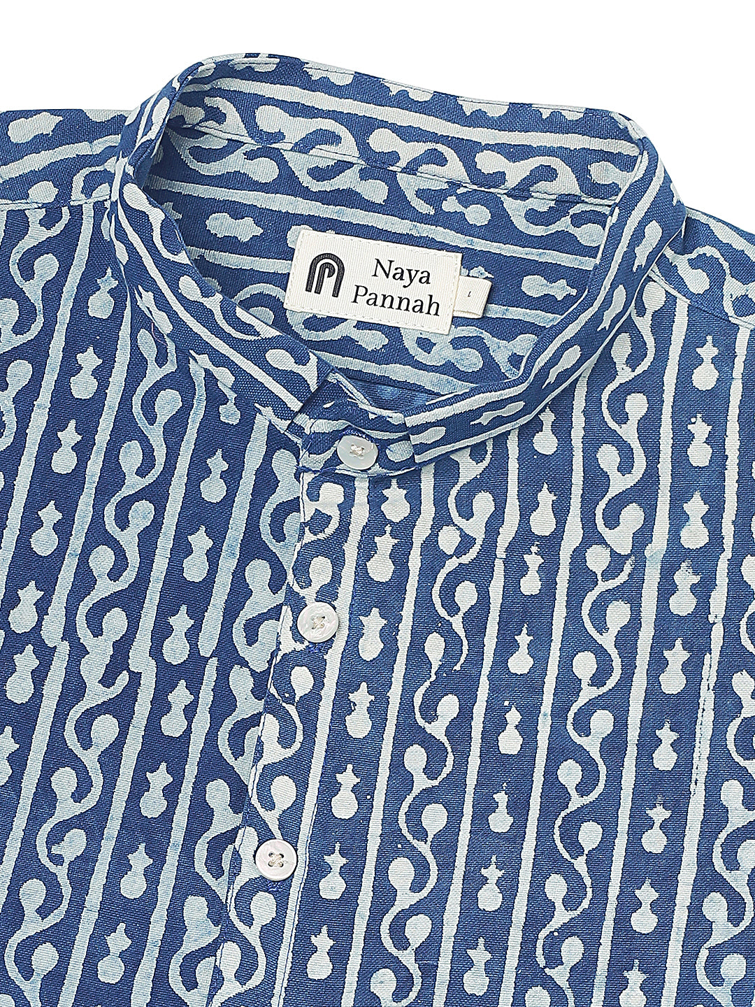 Sunday Bazaar Regular Fit Shirt - Rajasthani Dabu Block Print