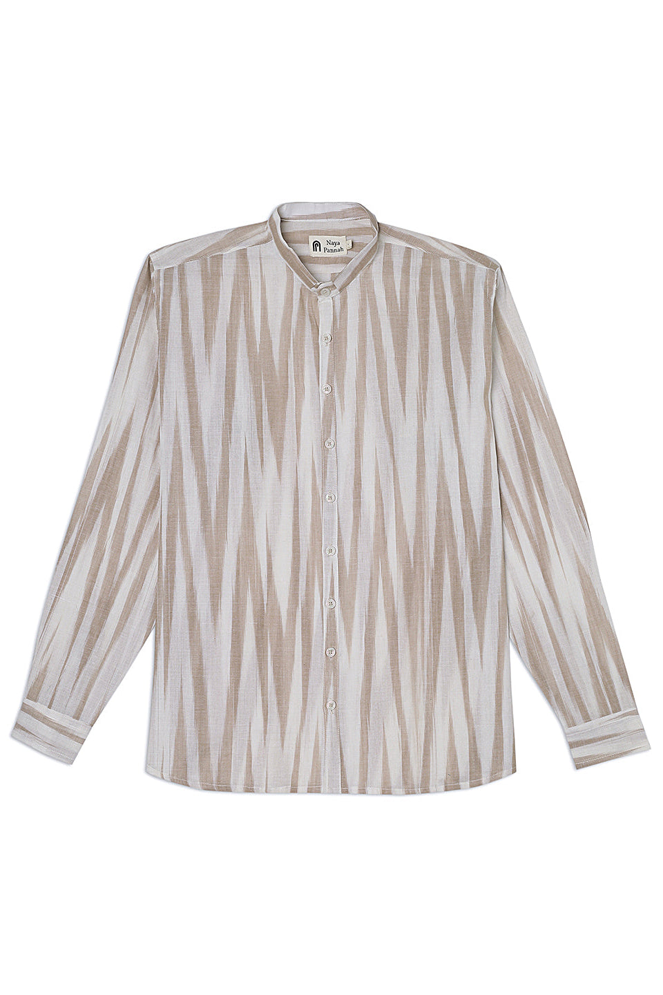 POCHAMPALLY IKAT TIE-DYE - BROWN/WHITE