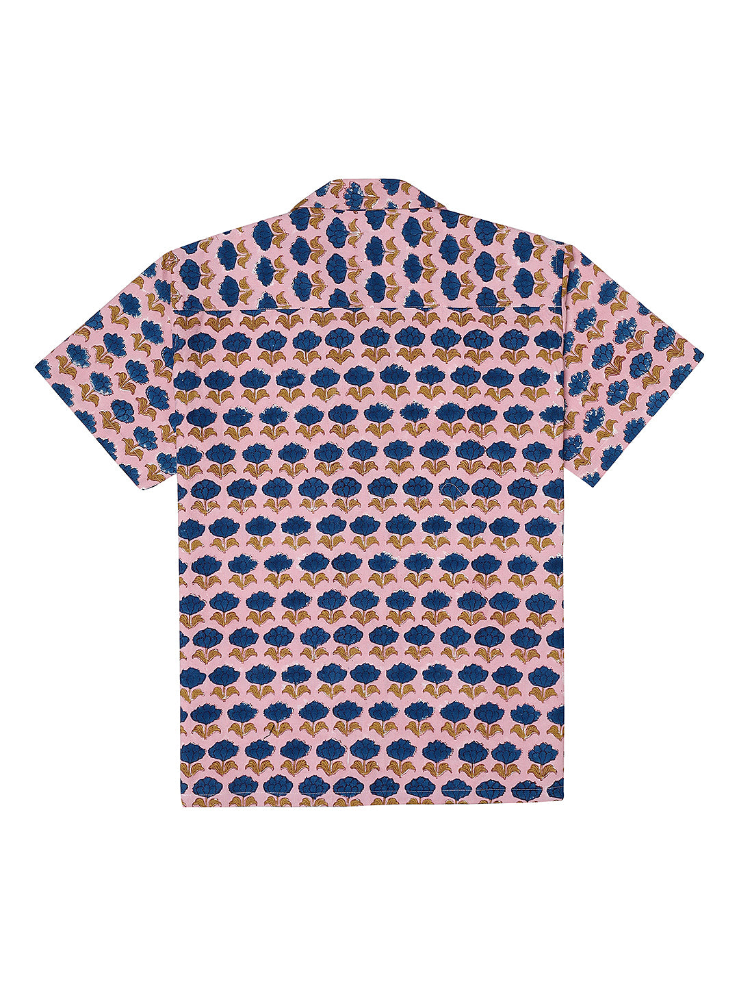 Champa Bazaar Camp Shirt - Sanganeri Block Print