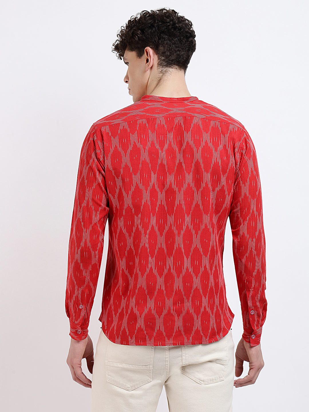 Rooftop Kites Relaxed Fit Shirt - Pochampally Ikat