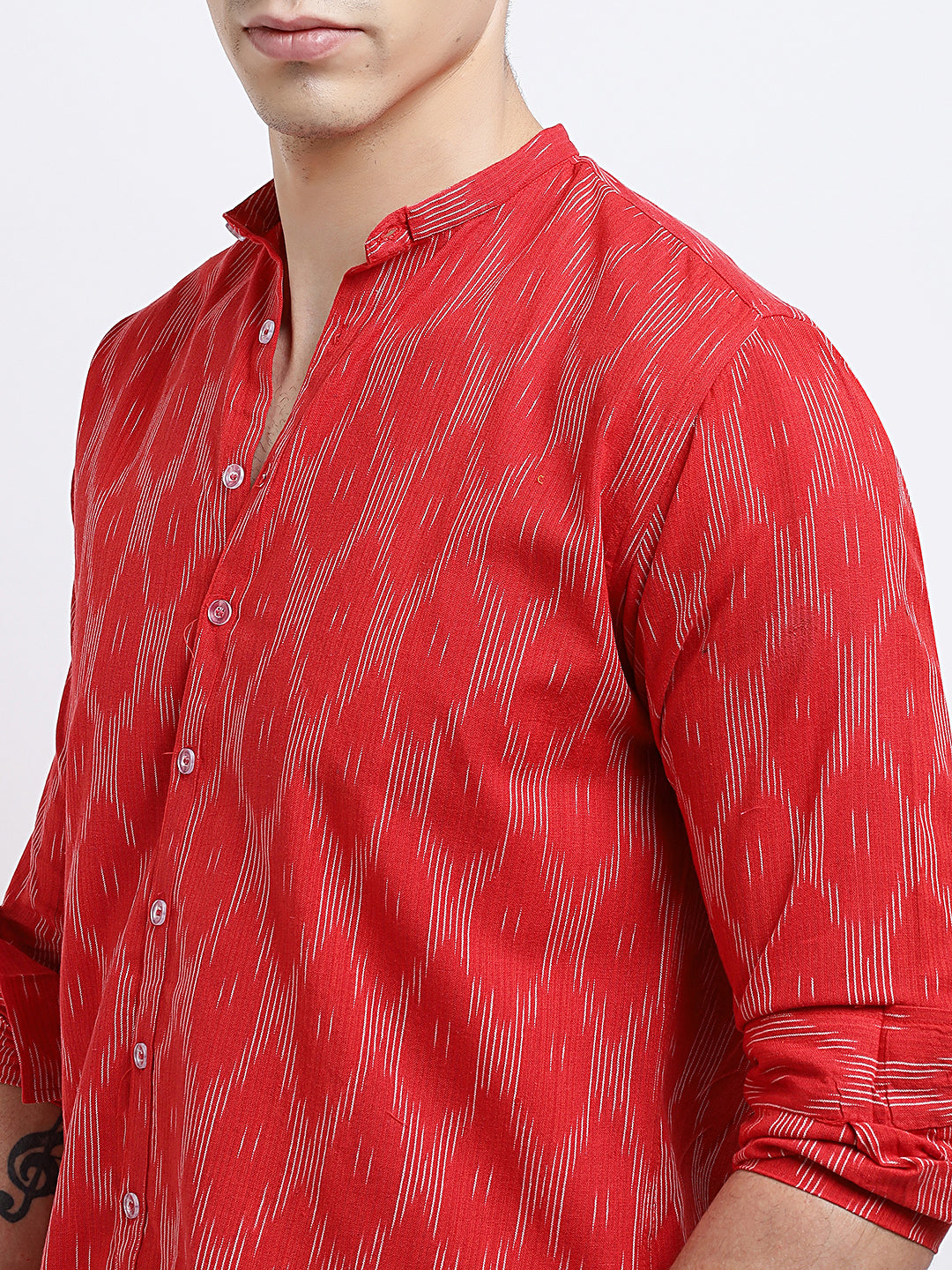 Rooftop Kites Relaxed Fit Shirt - Pochampally Ikat