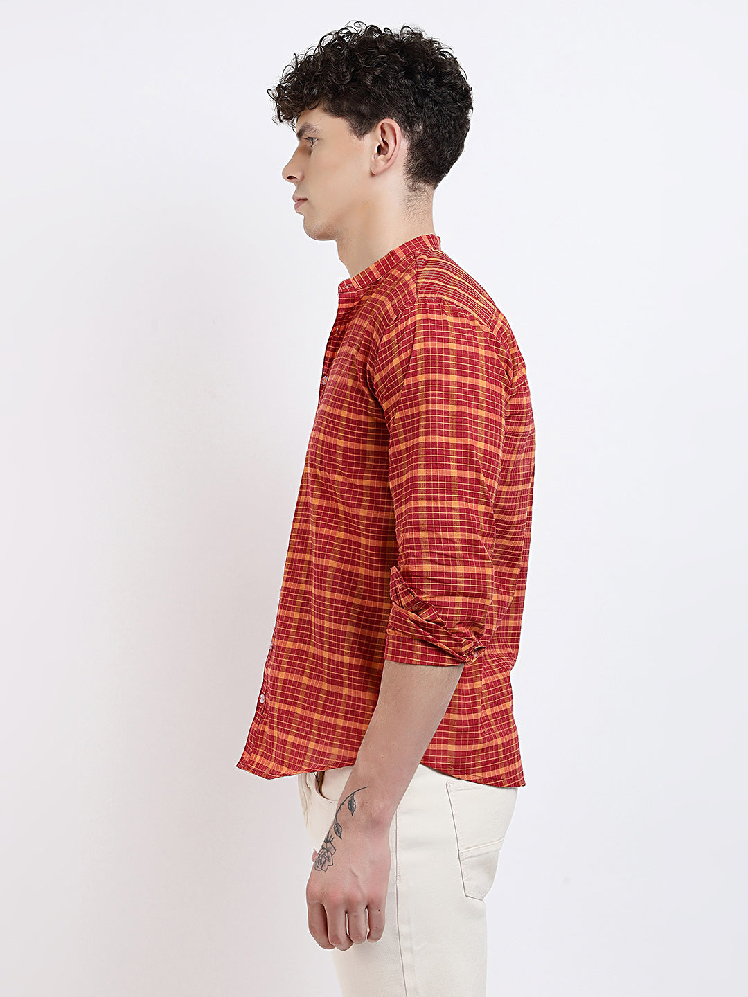 Sunset Adda Regular Fit Shirt - Madras Checks