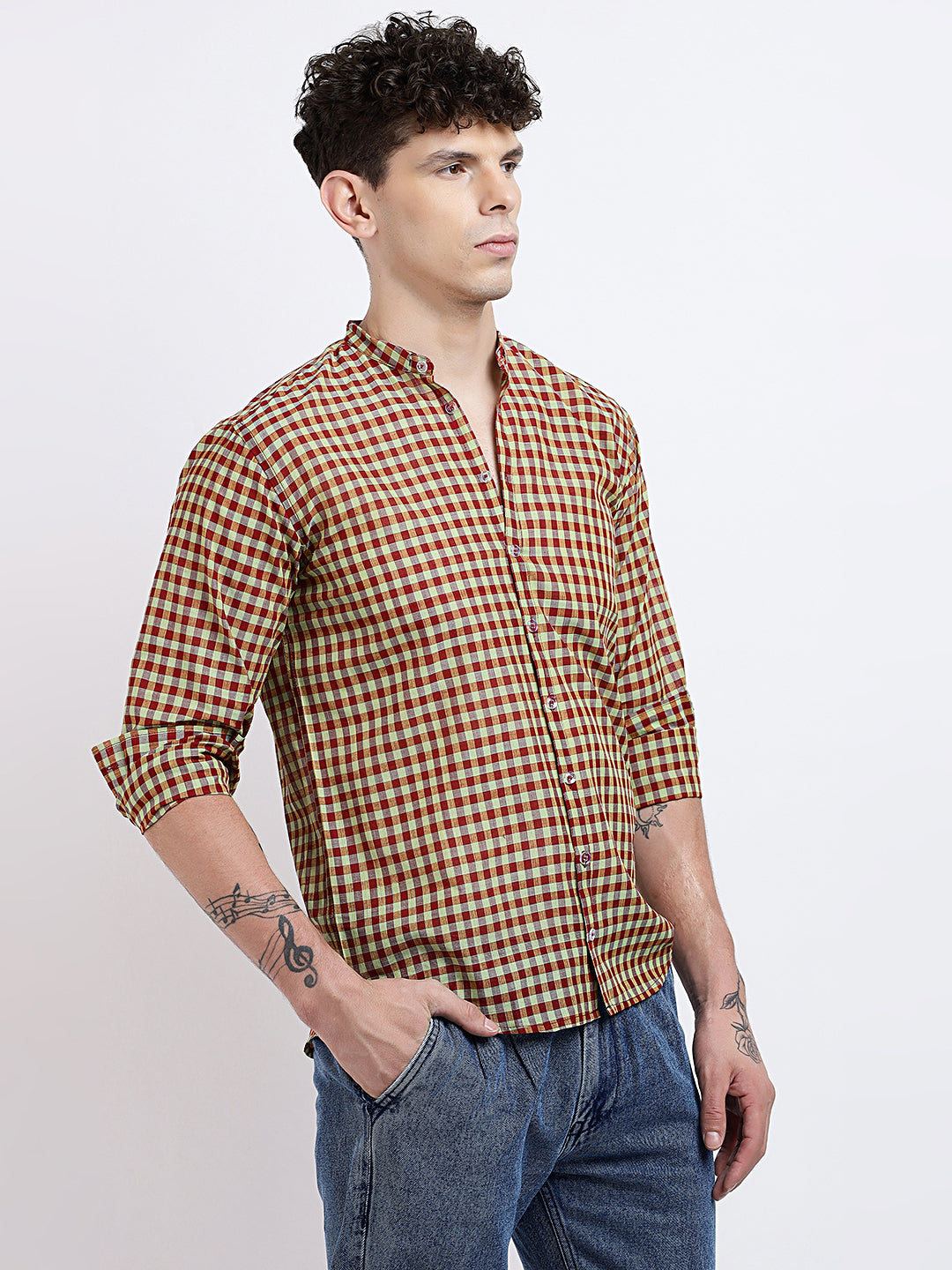 Chai Break Regular Fit Shirt - Madras Checks