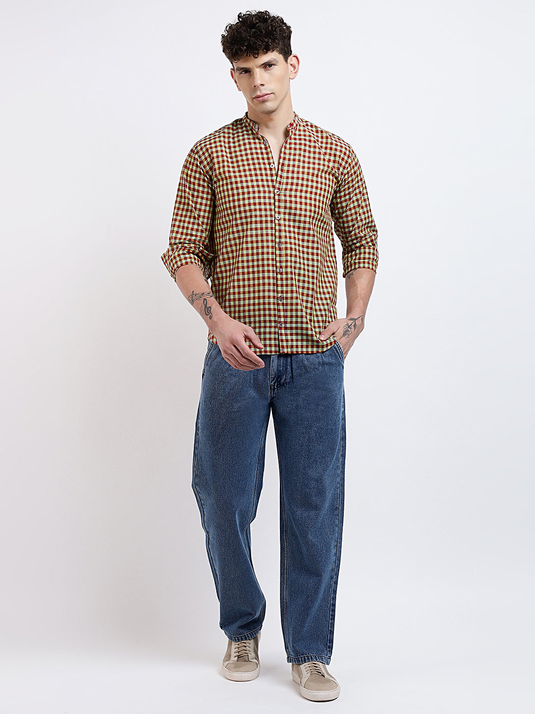 Chai Break Regular Fit Shirt - Madras Checks