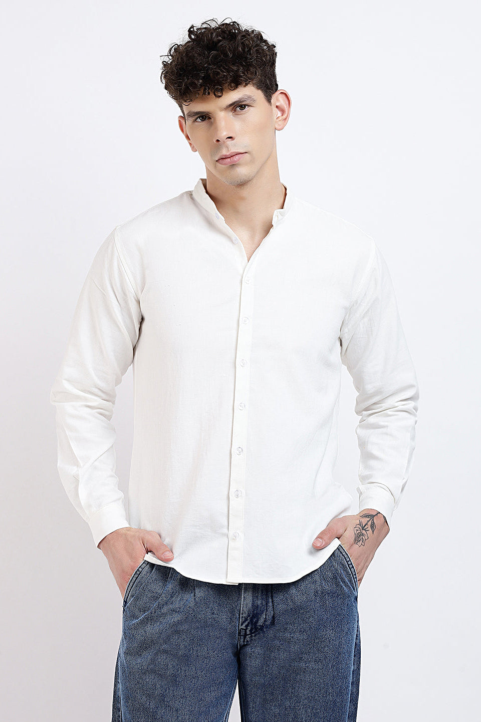Easy Hour Regular Fit Shirt - Murshidabad Handwoven Cotton