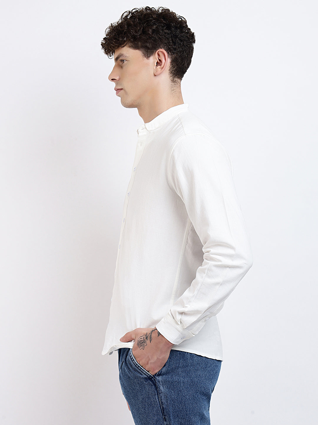 Easy Hour Regular Fit Shirt - Murshidabad Handwoven Cotton