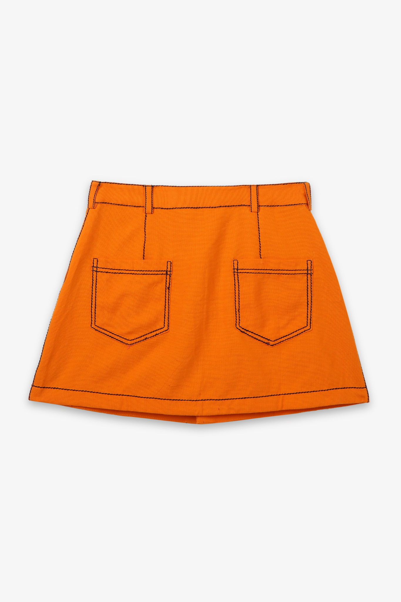 Kantha Pocket Mini Skirt