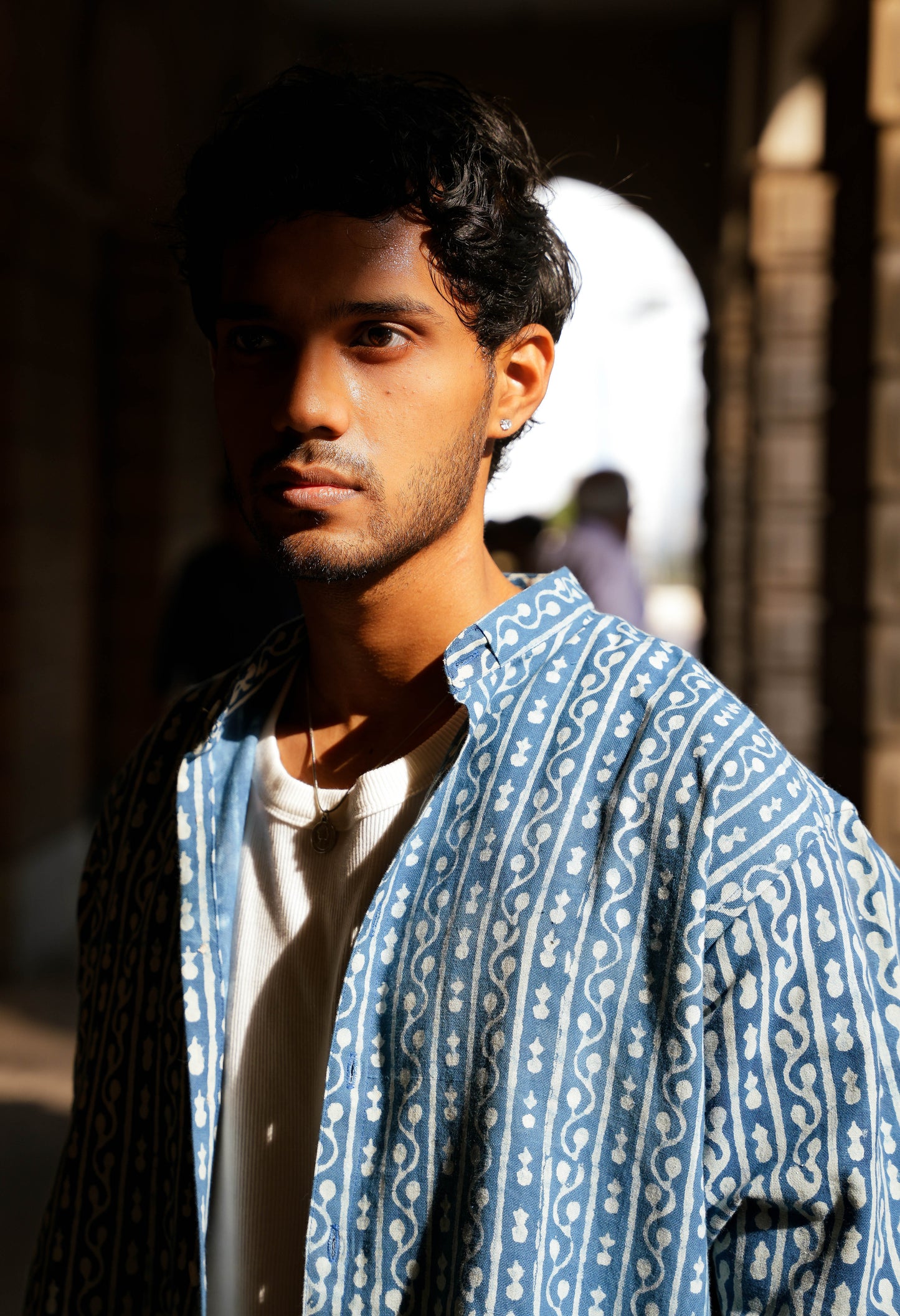 Sunday Bazaar Regular Fit Shirt - Rajasthani Dabu Block Print