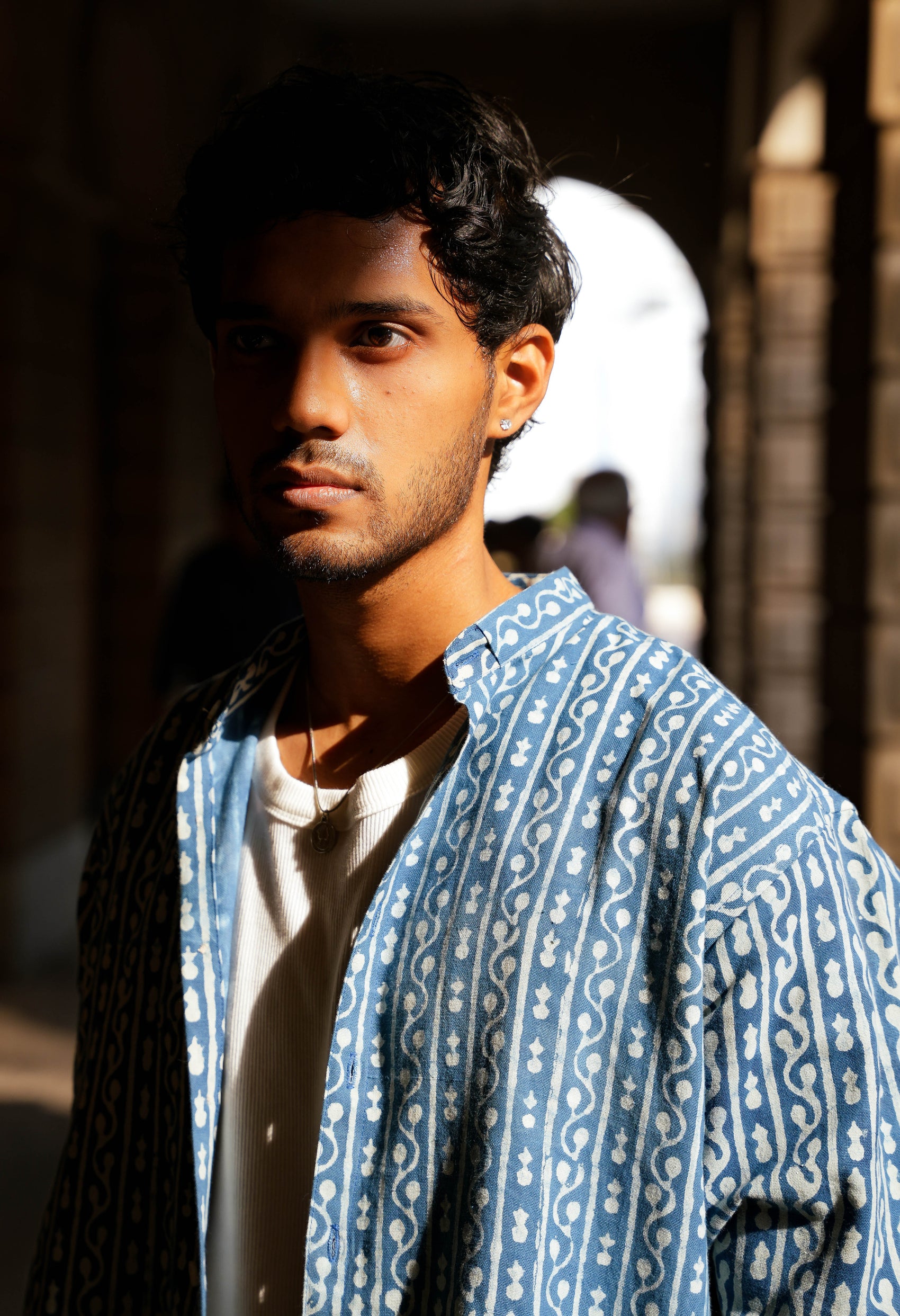 Sunday Bazaar Regular Fit Shirt - Rajasthani Dabu Block Print