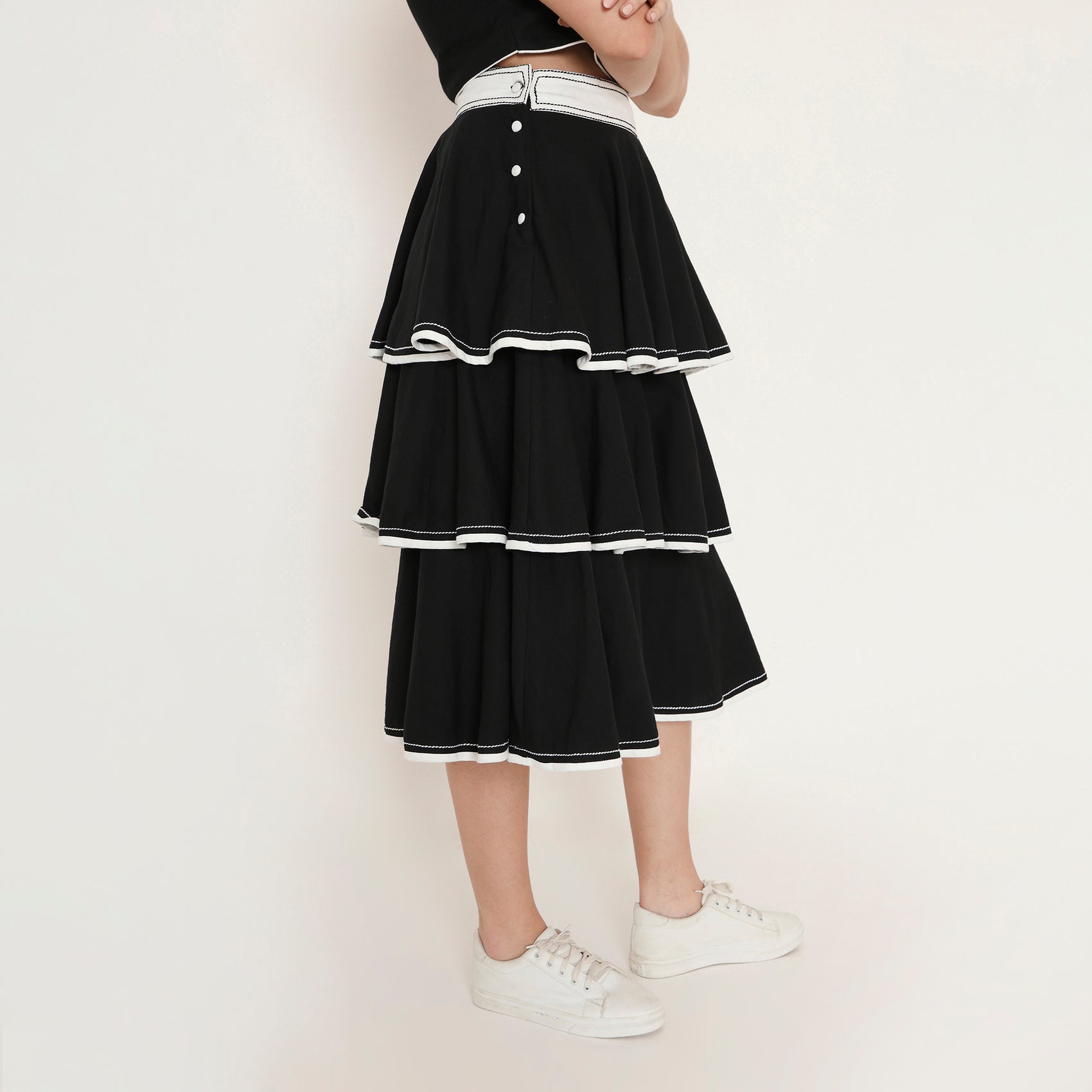 Tiered Stitch Skirt