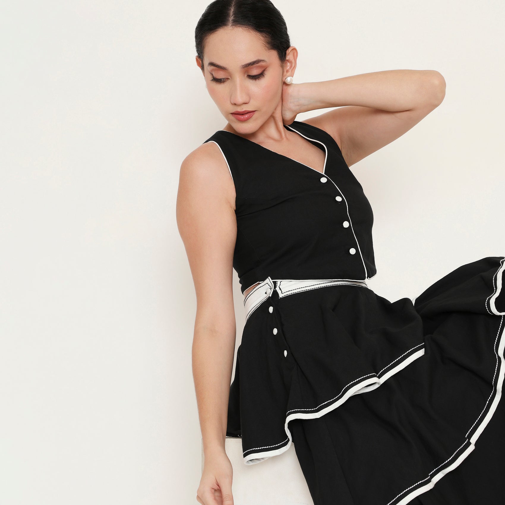 Tiered Stitch Skirt