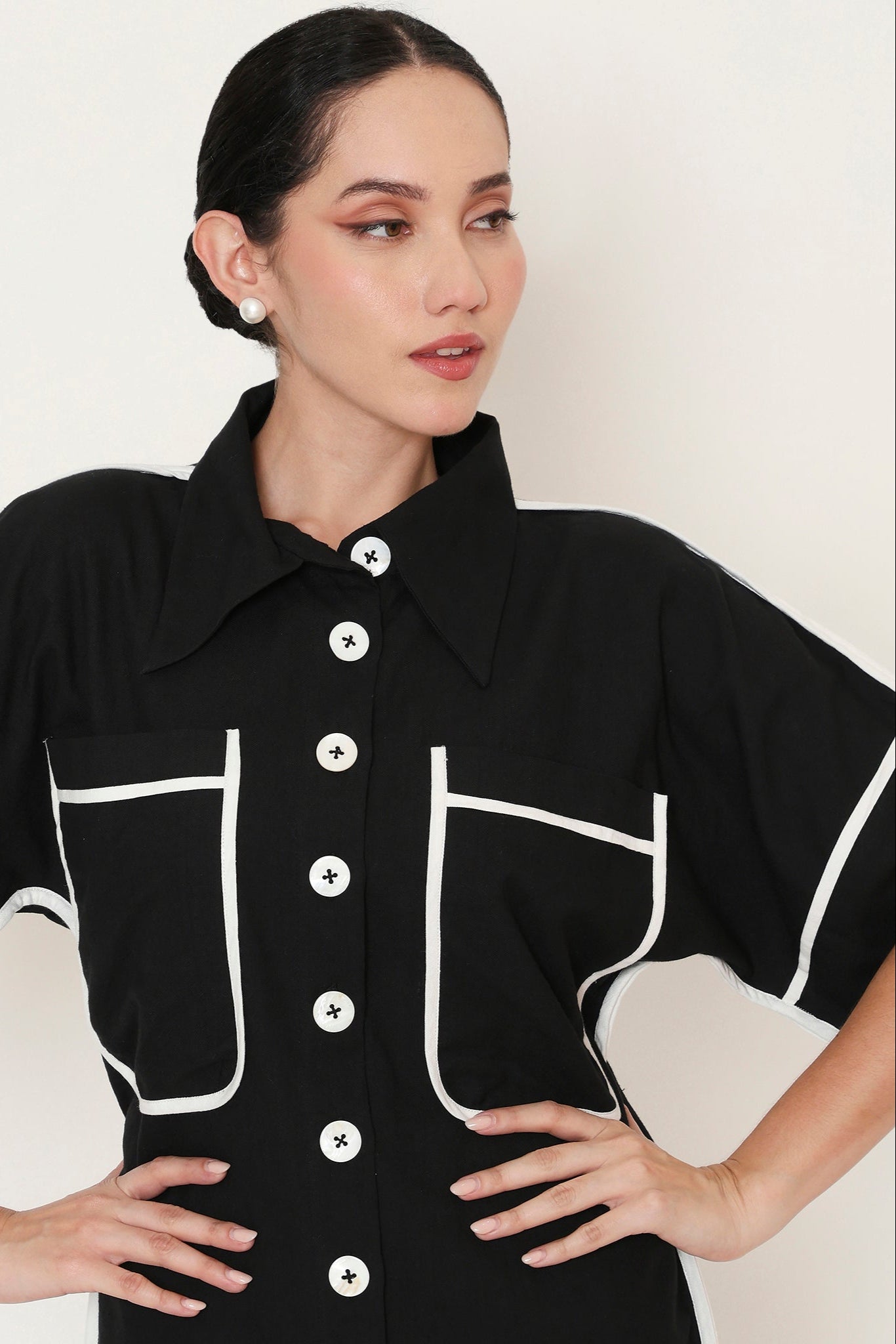 SHORT SHIRT DRESS