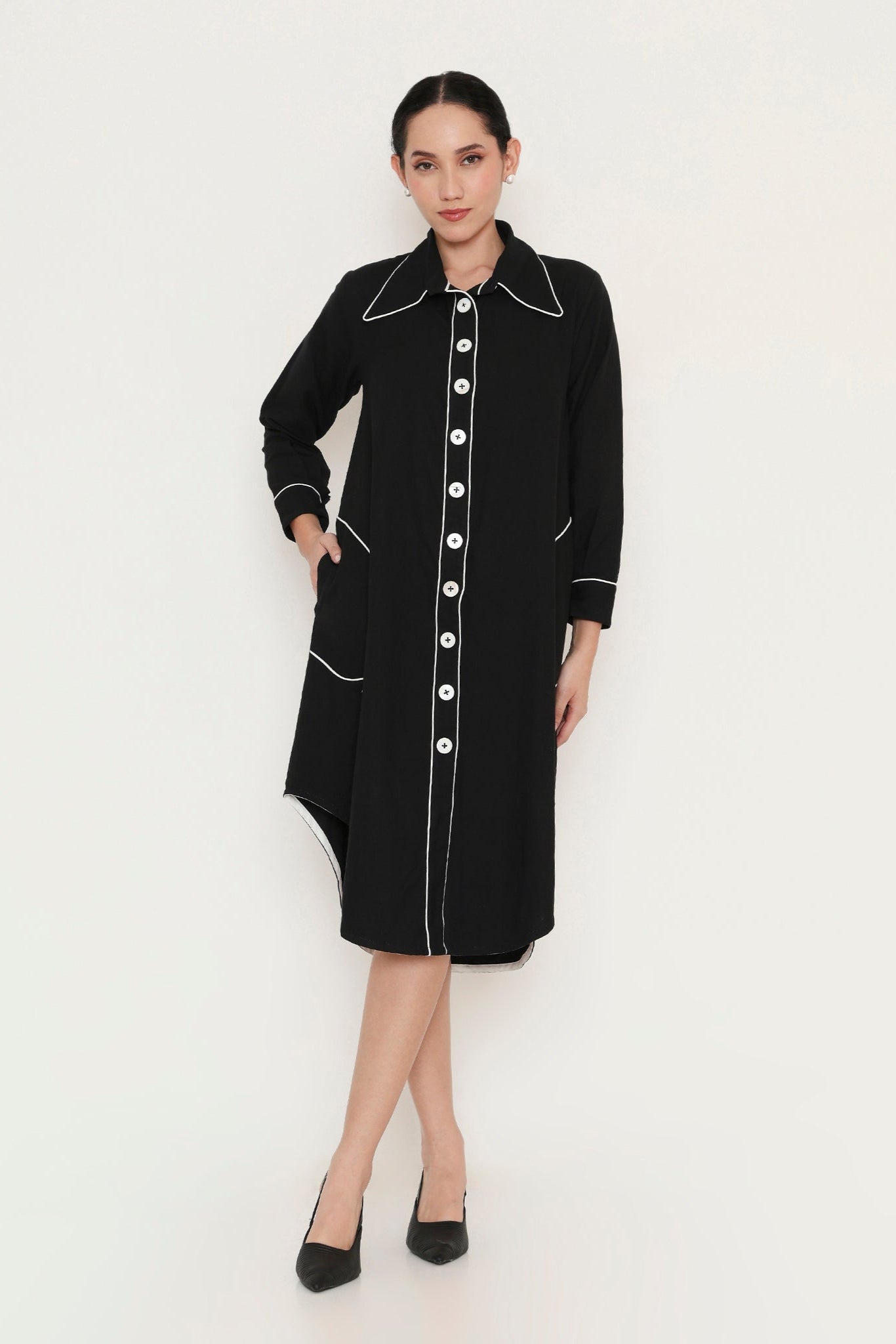 Oversized Shirt Dress
