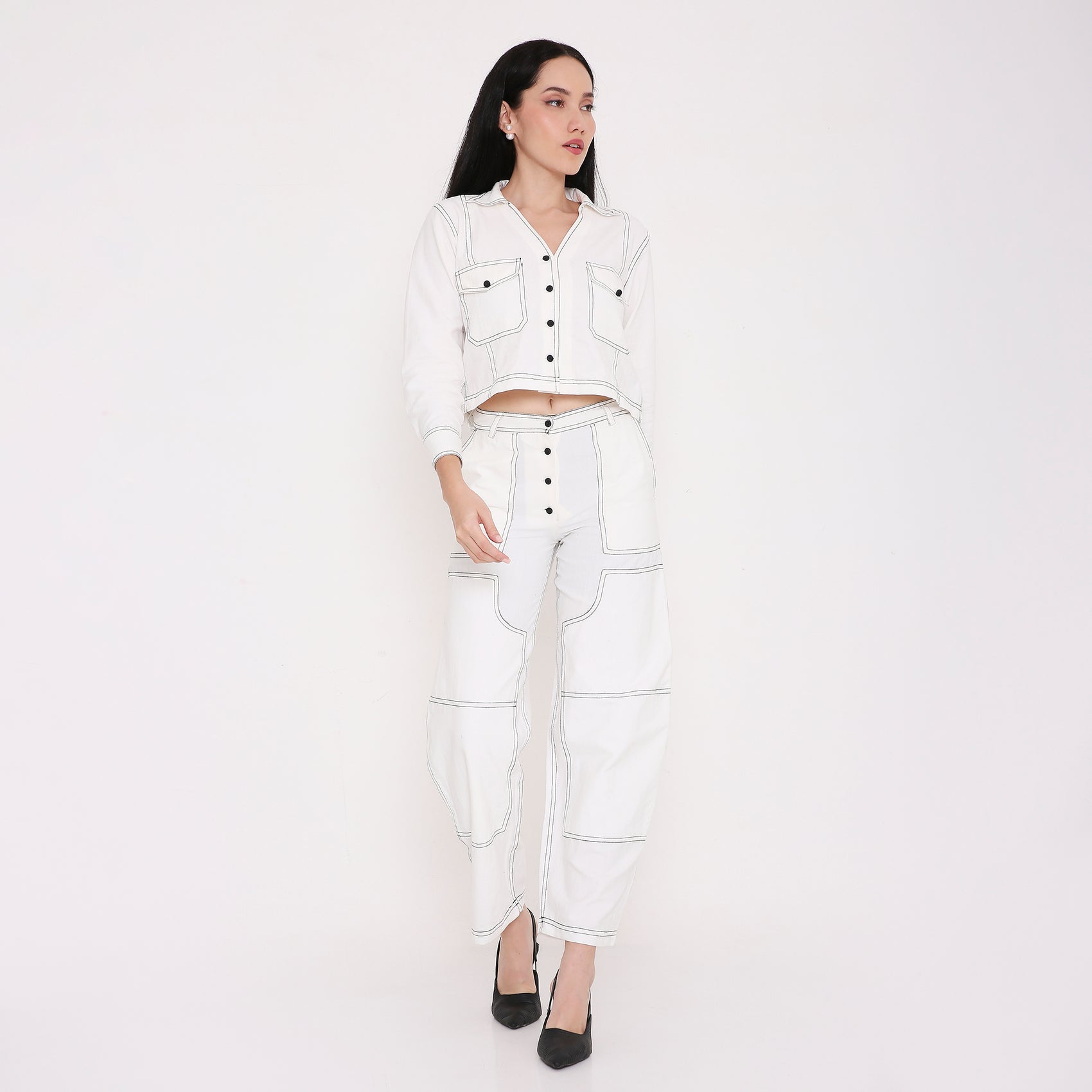 Paneled Workwear Pants
