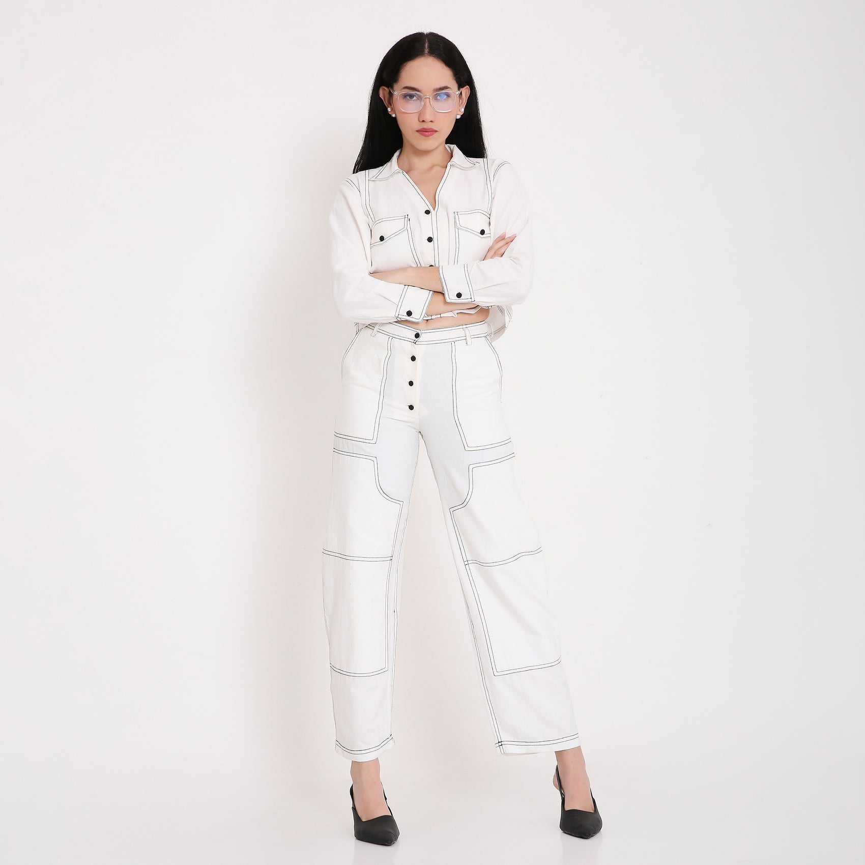 Paneled Workwear Pants