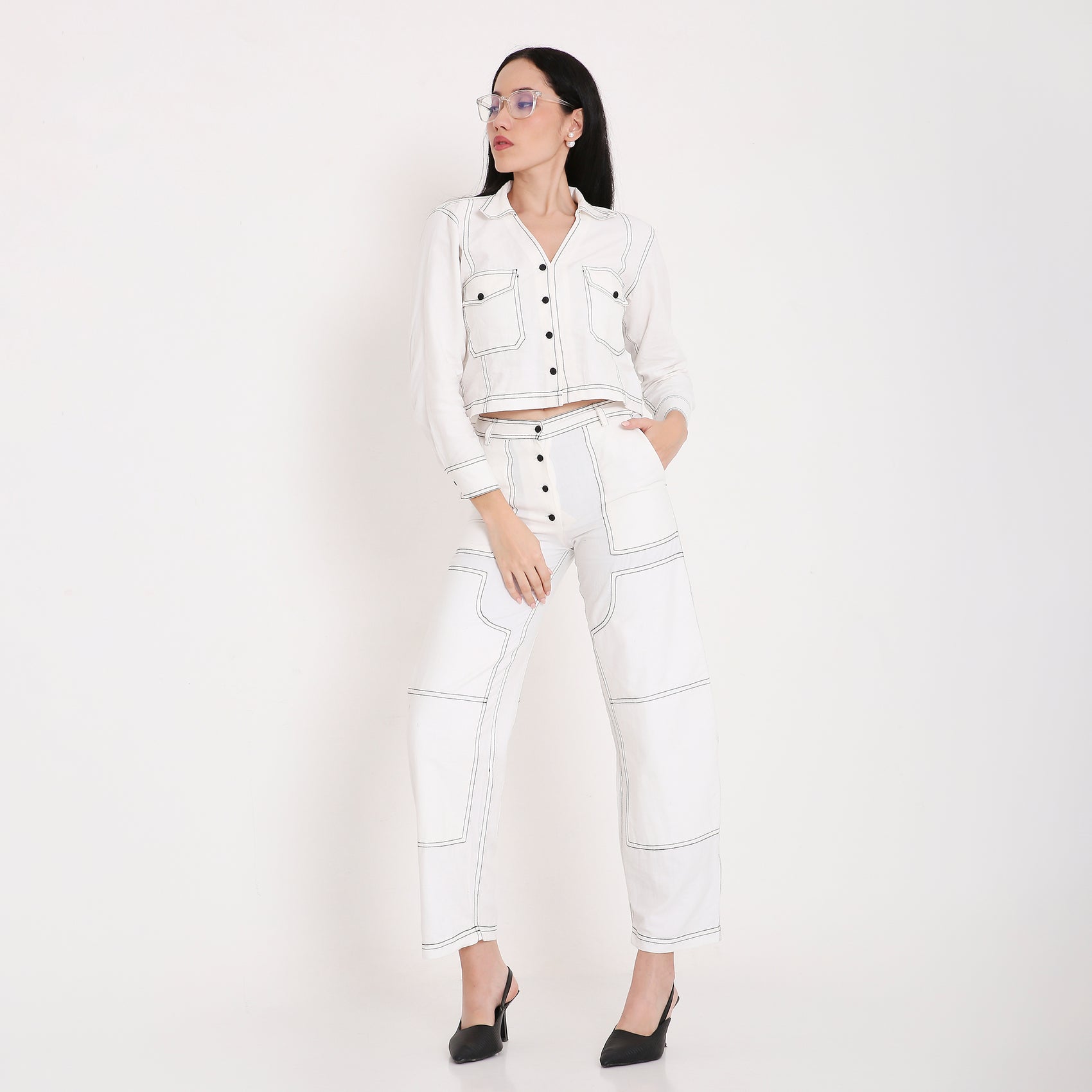 Paneled Workwear Pants