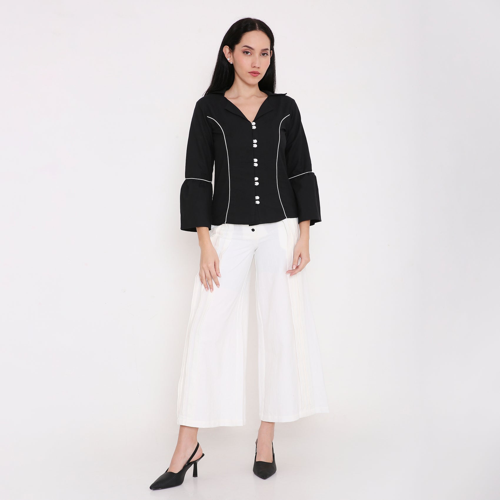 Flared Cuff Shirt