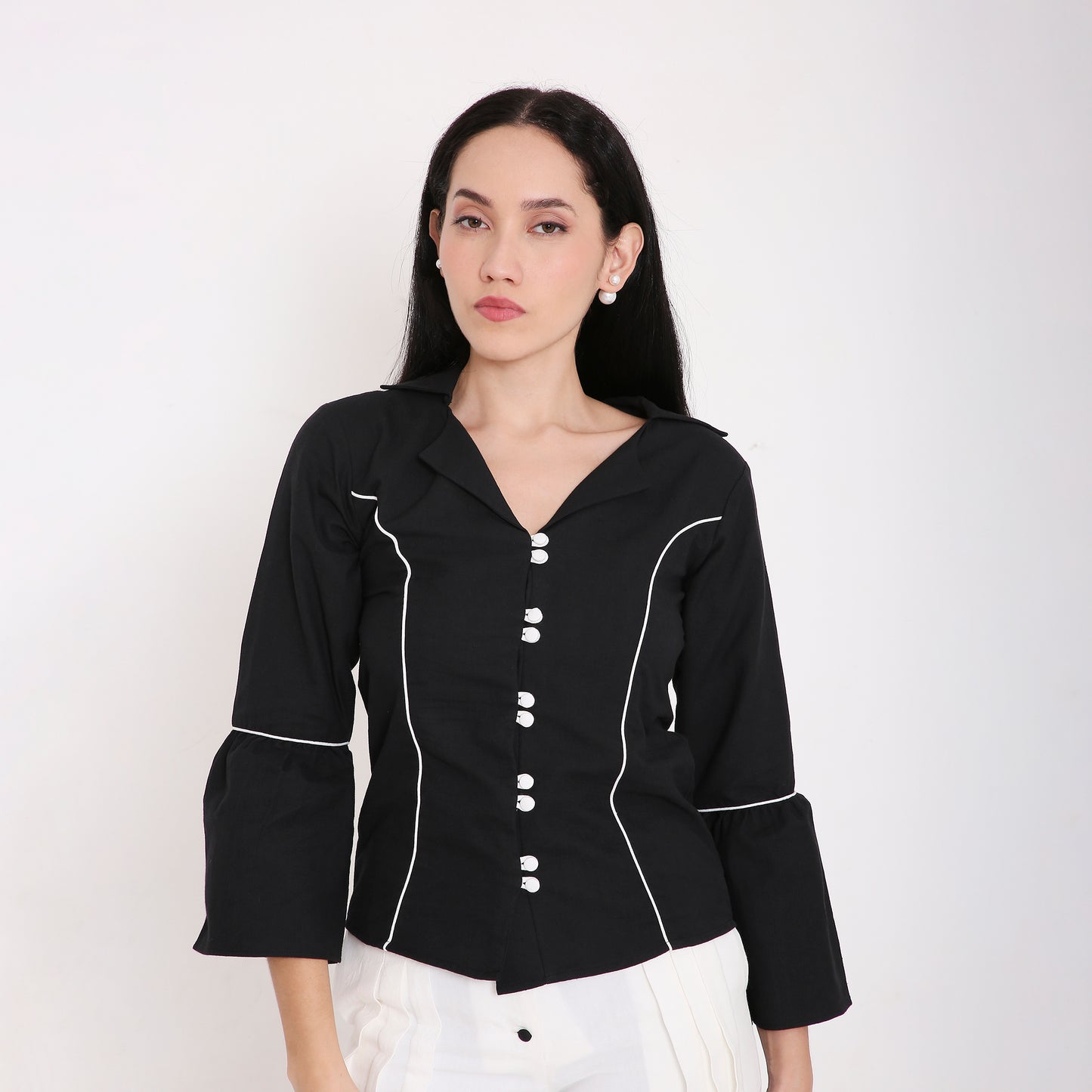 Flared Cuff Shirt