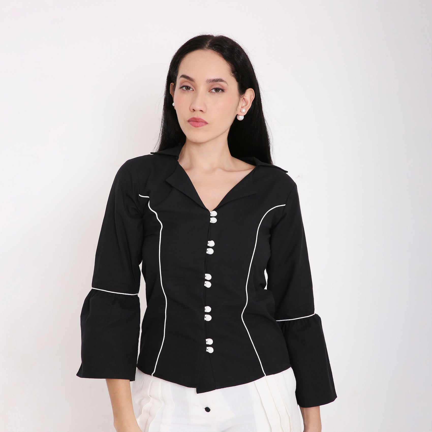 Flared Cuff Shirt