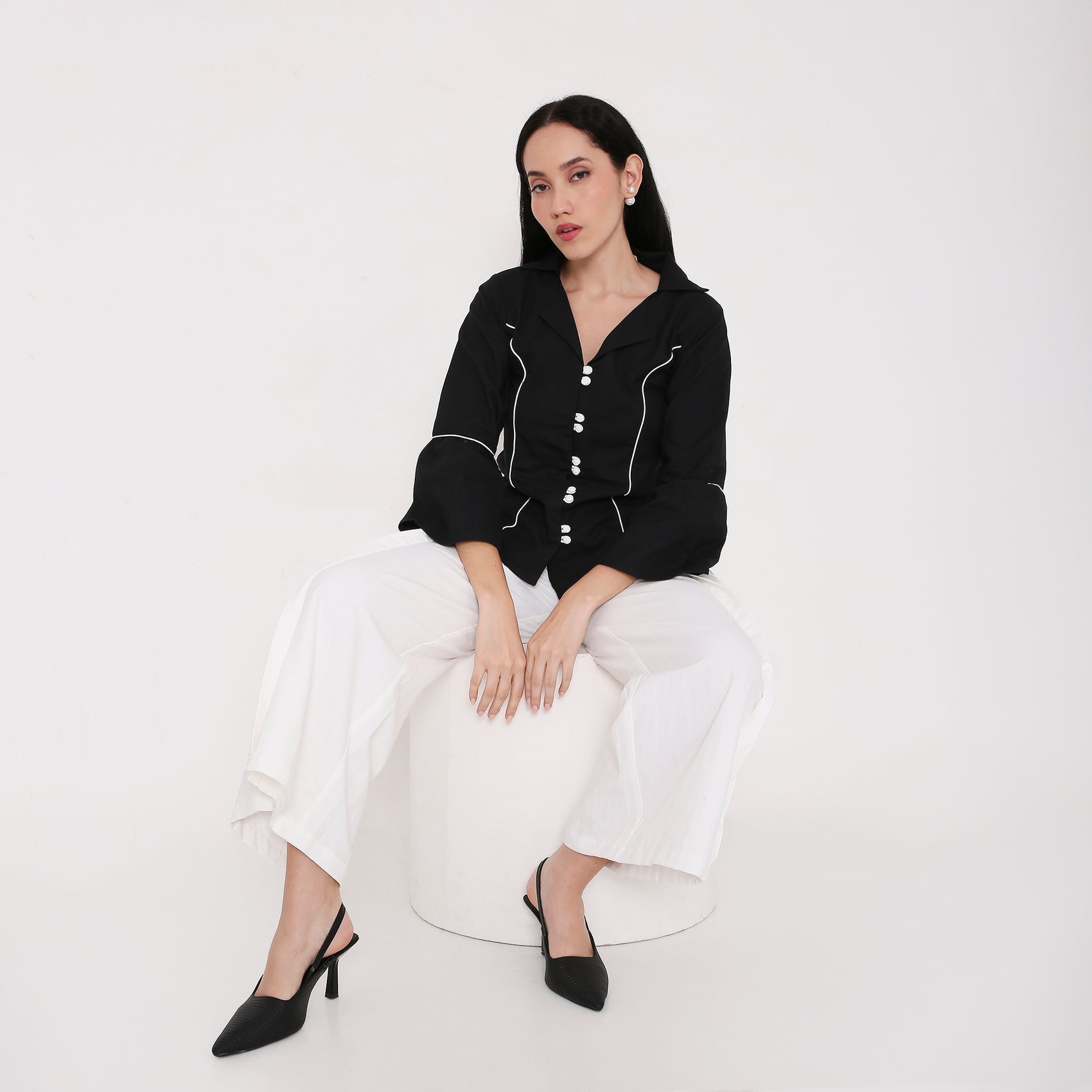 Flared Cuff Shirt