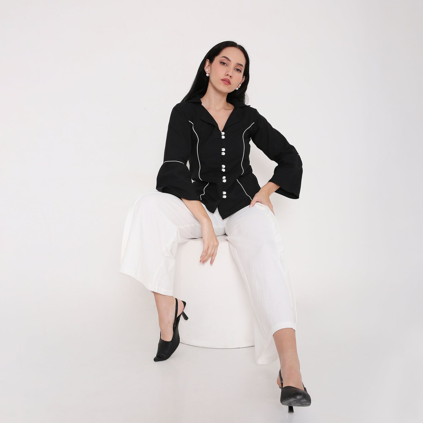 Flared Cuff Shirt