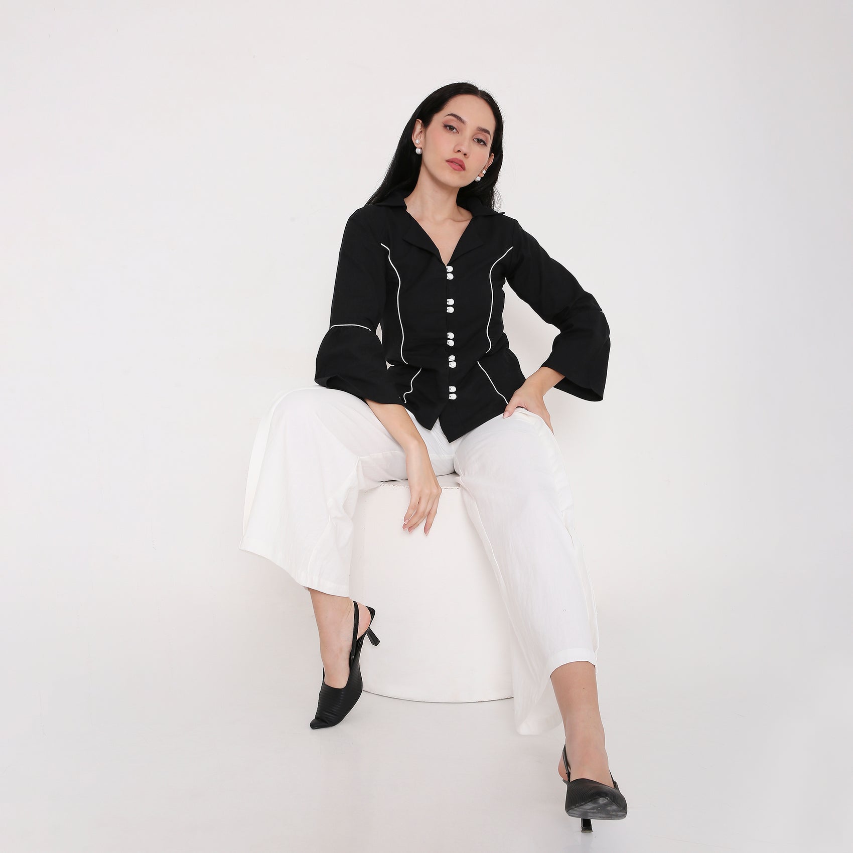 Flared Cuff Shirt