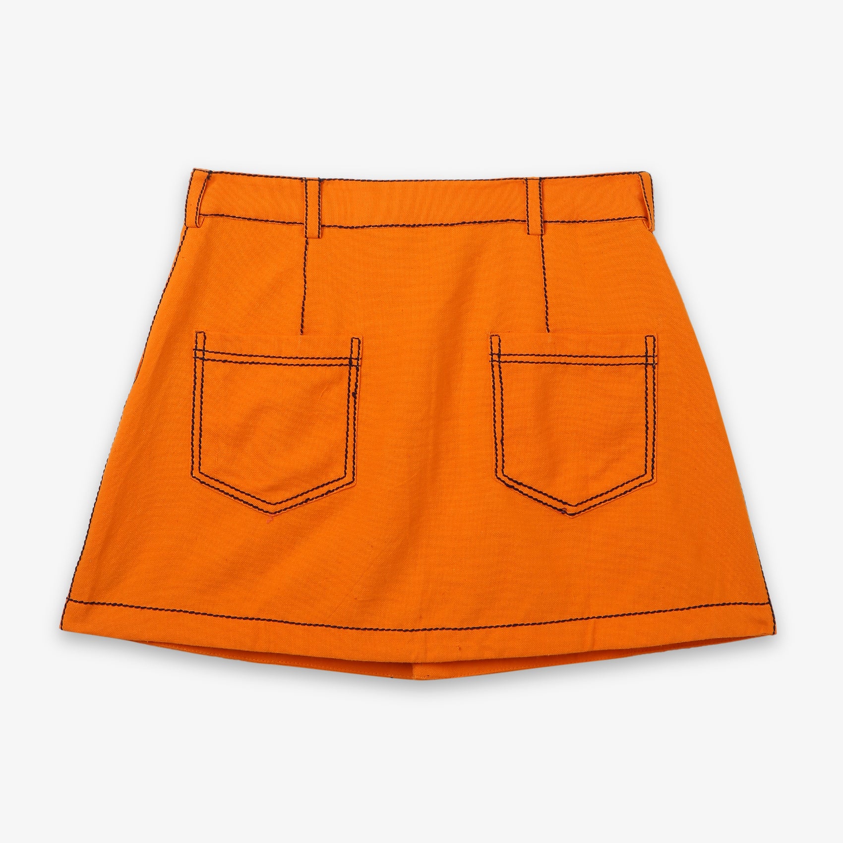 Kantha Pocket Mini Skirt