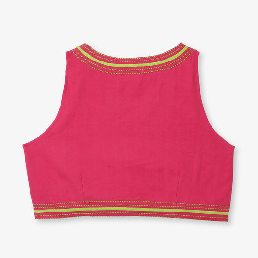 Cropped Wrap Top