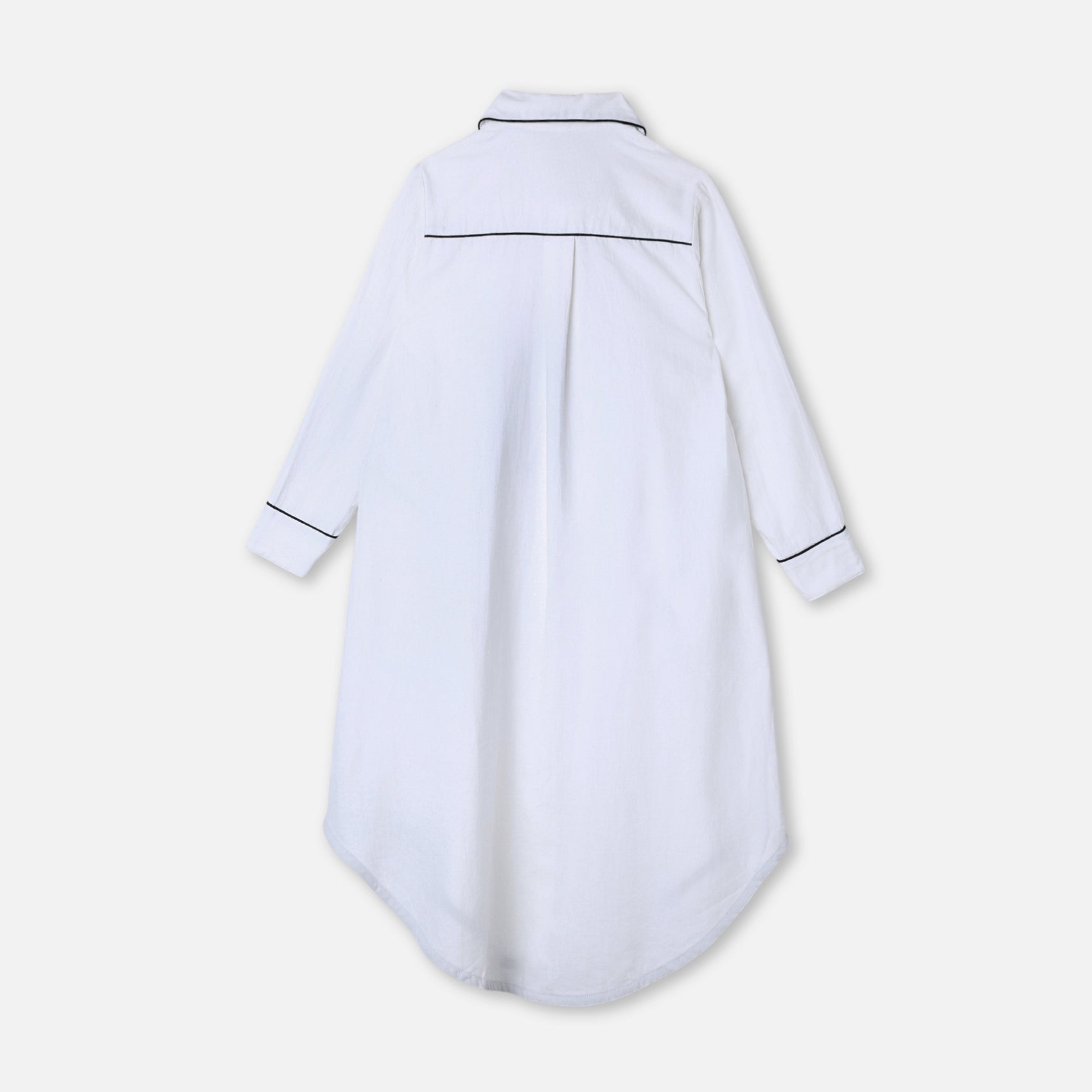 Oversized Stitch Detail Shirt Dress