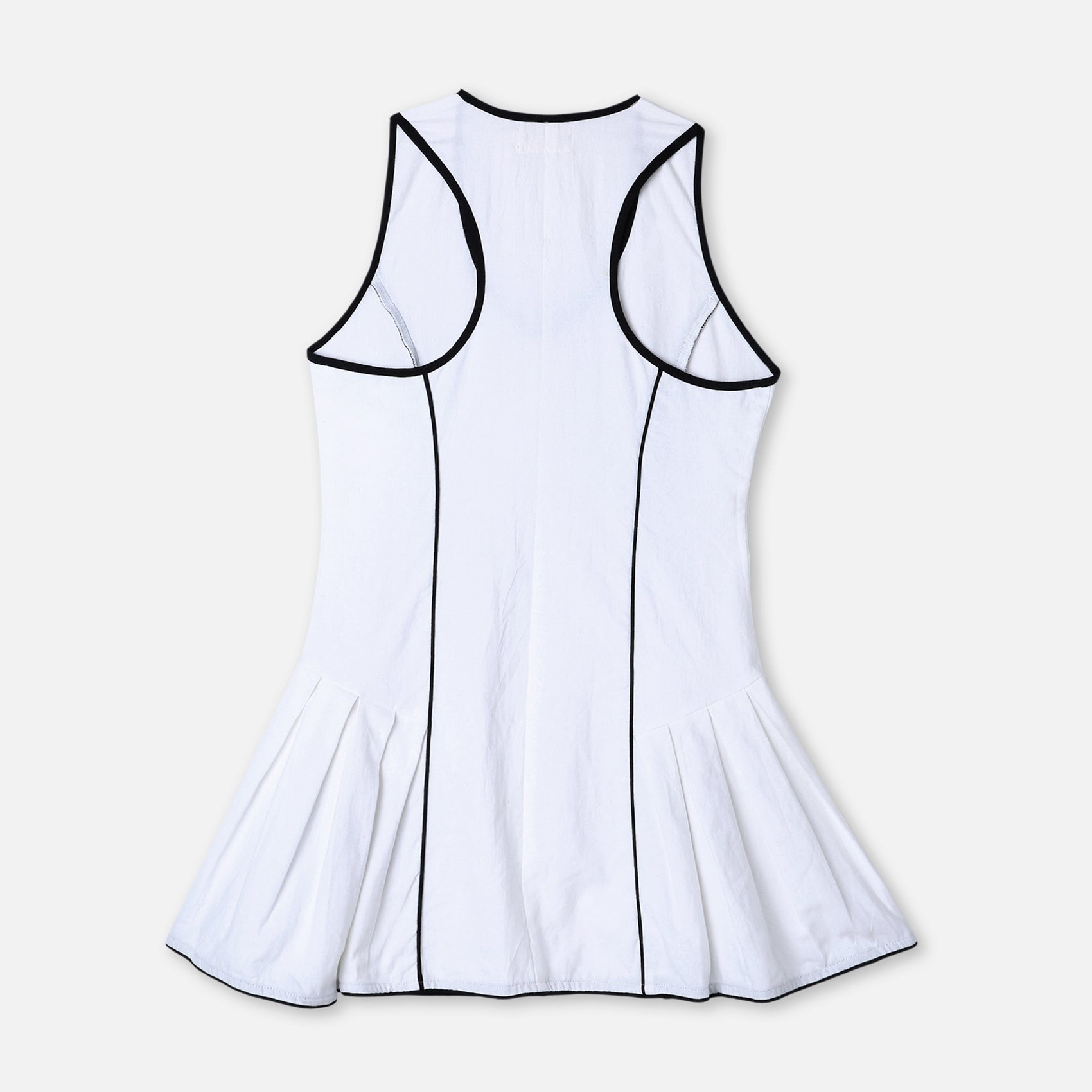 Racerback Contrast-Stitch Mini Dress