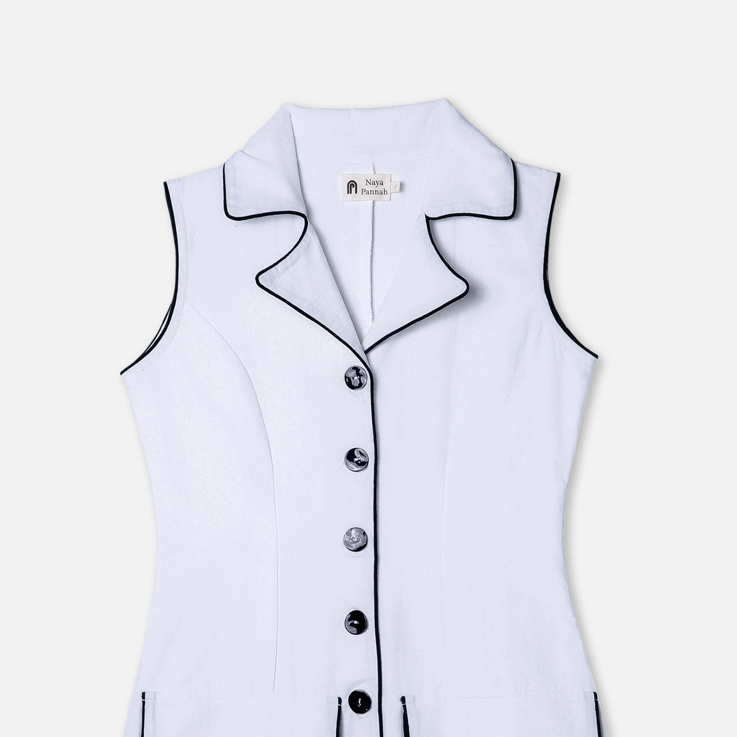 Utility Trim Midi Dress
