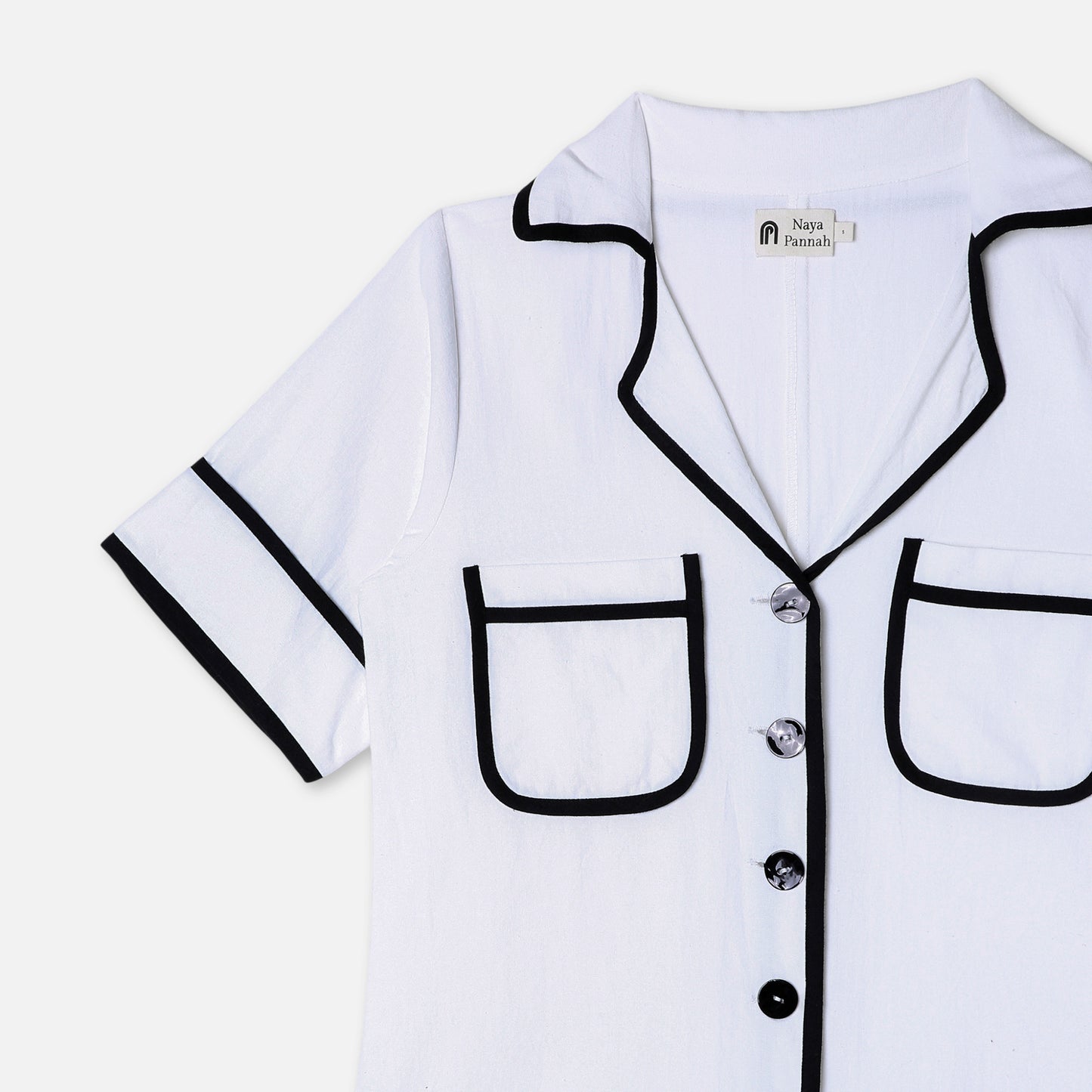 GRAPHIC TRIM UTILITY JUMPSUIT