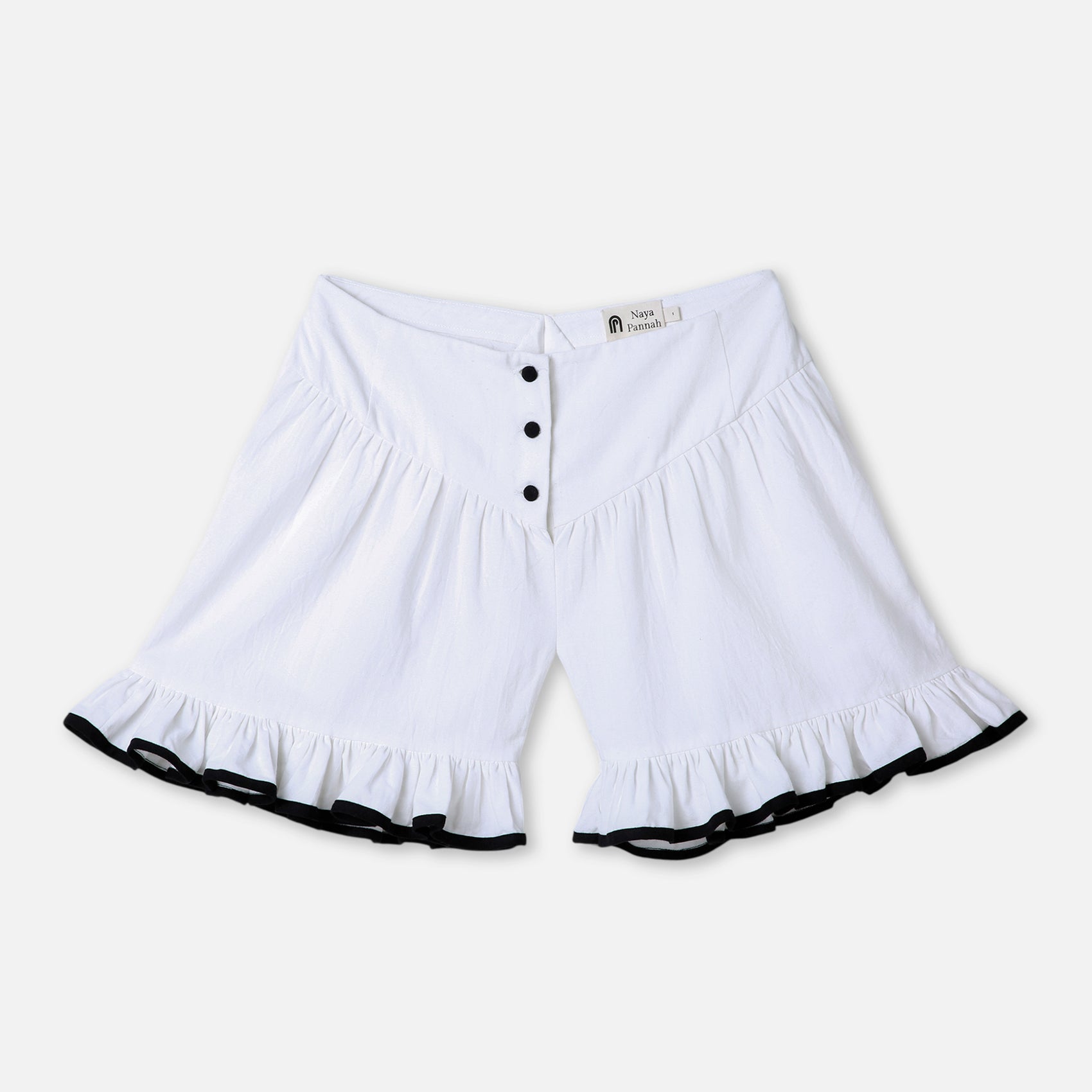 Ruffle Hem Shorts