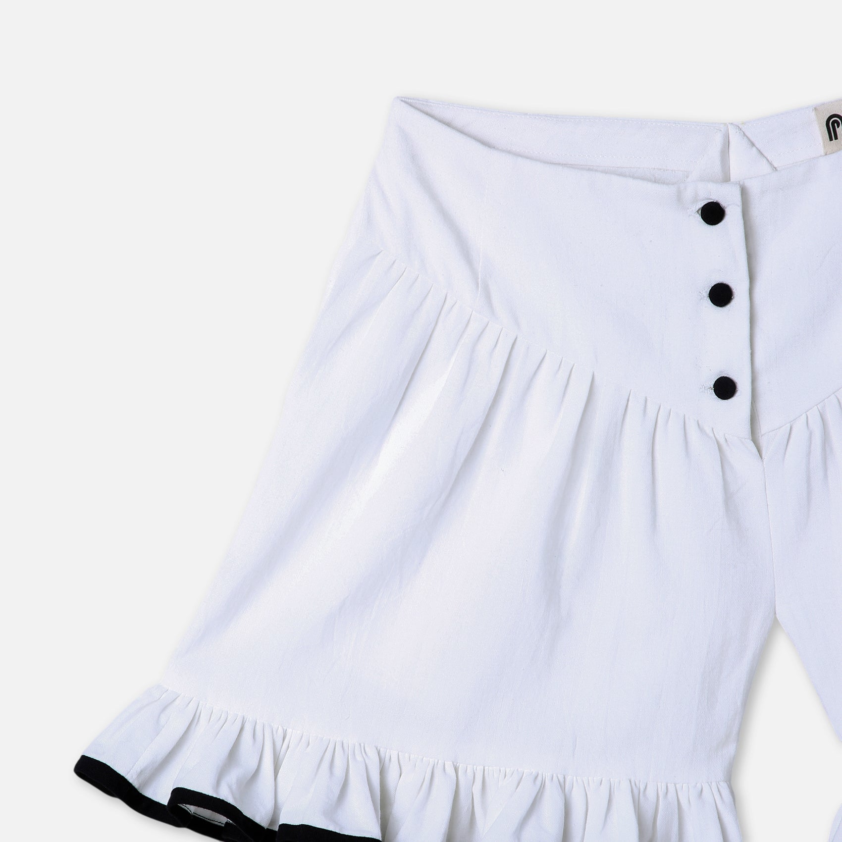 Ruffle Hem Shorts