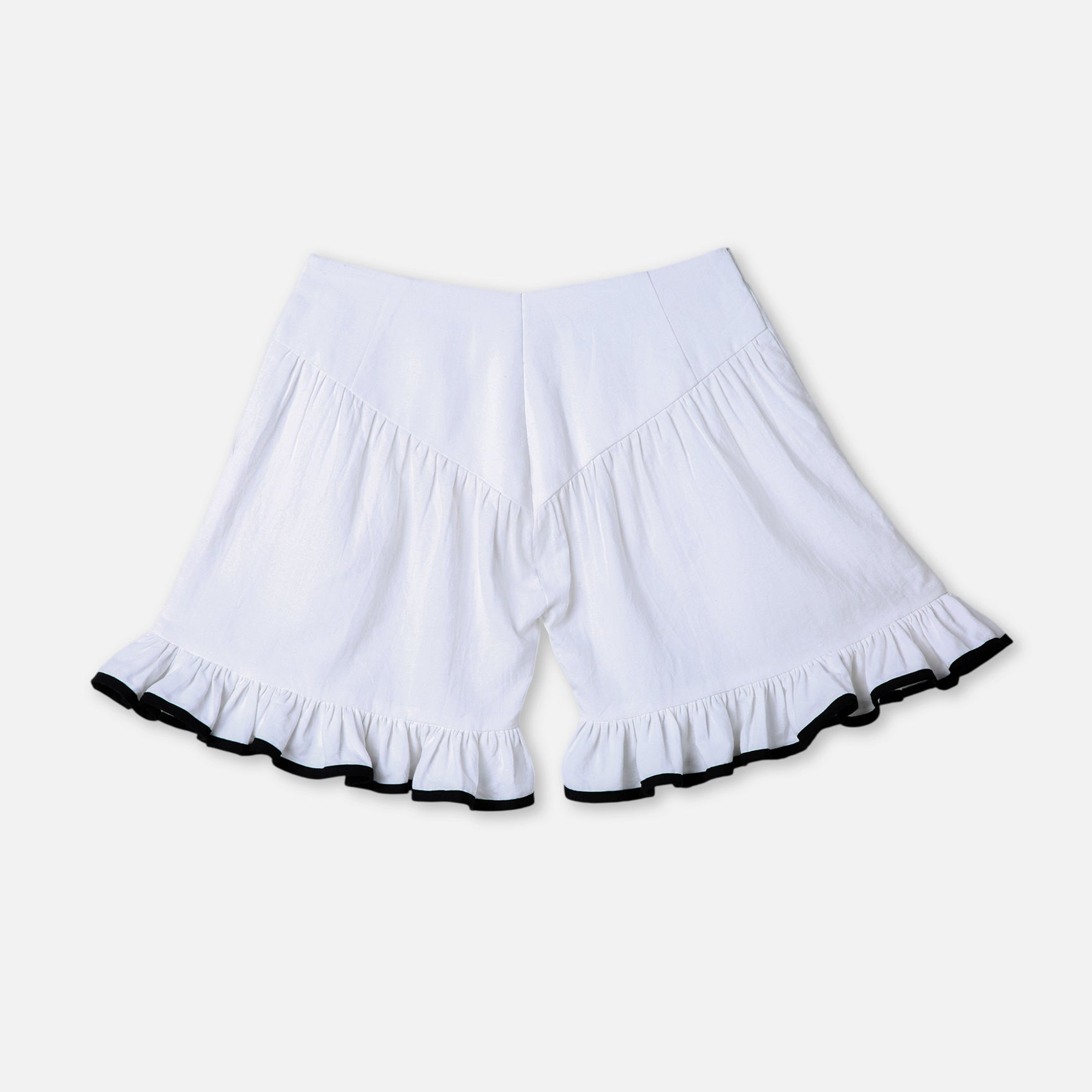Ruffle Hem Shorts