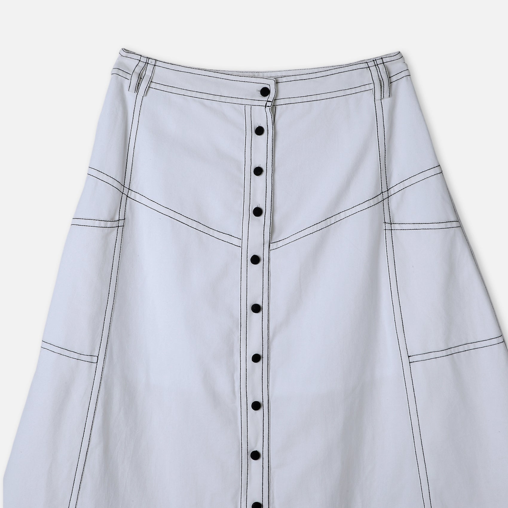 Linear Flow Maxi Skirt