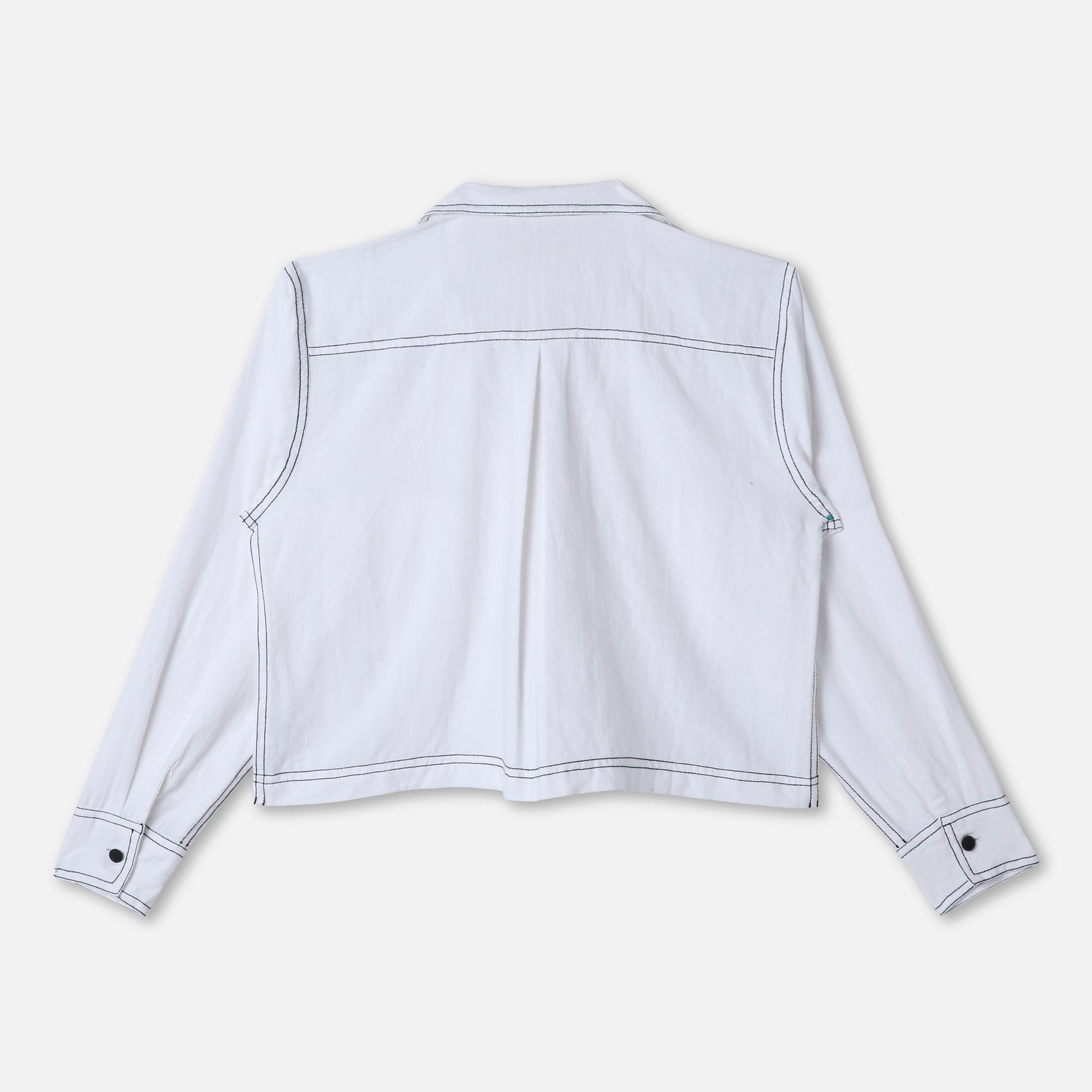 Graphic Seam Poplin Shirt