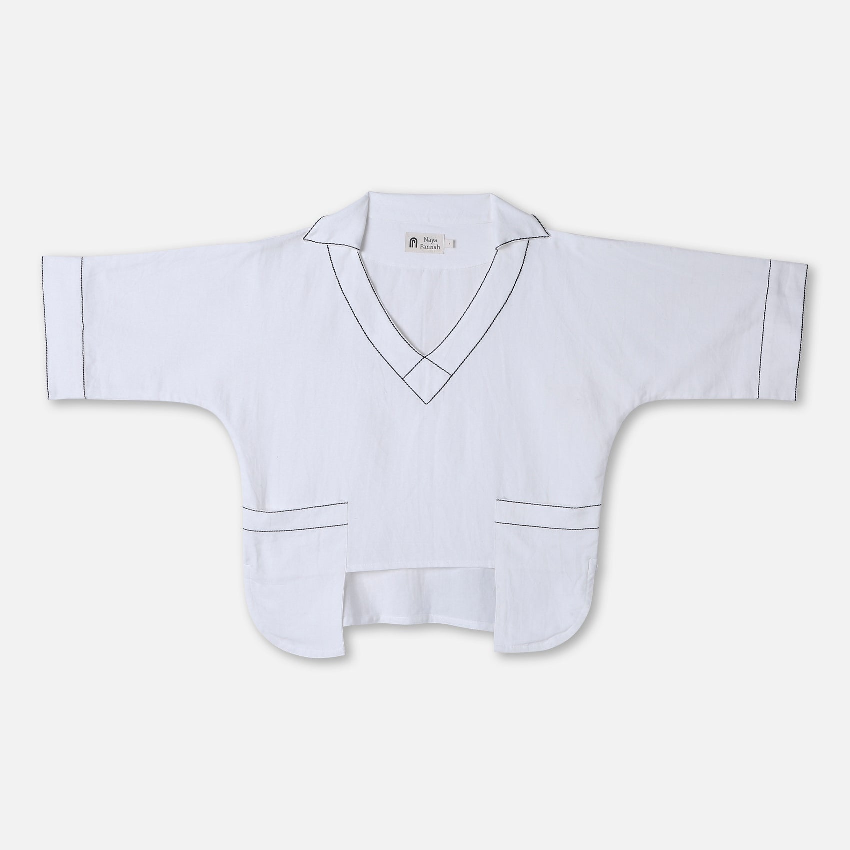 Piped Patch Pocket Top