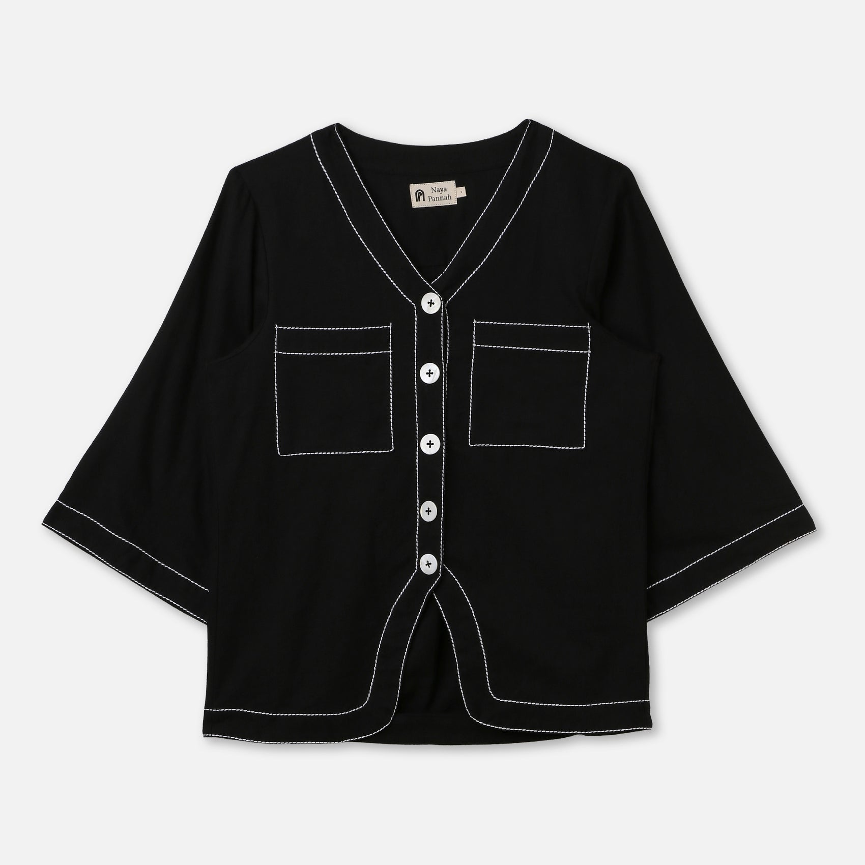 V-Neck Stitch Shirt