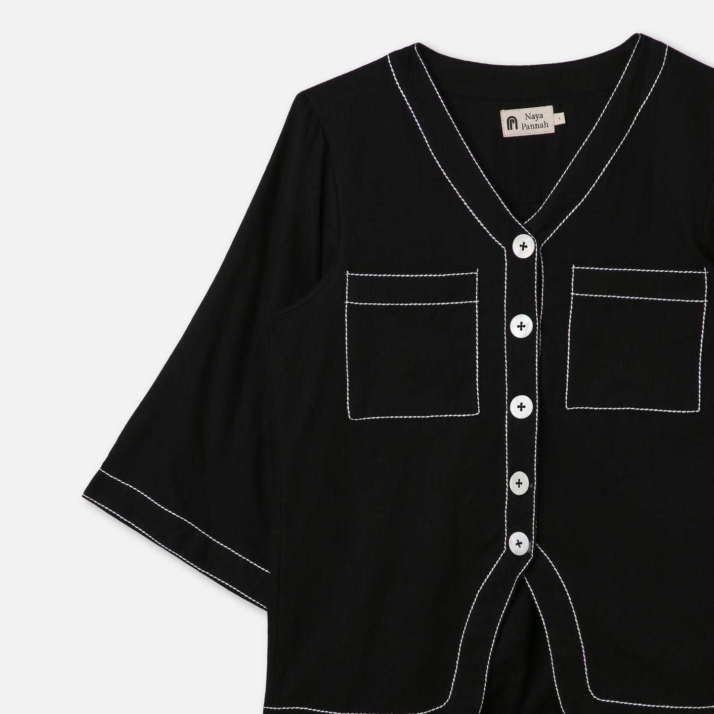 V-Neck Stitch Shirt