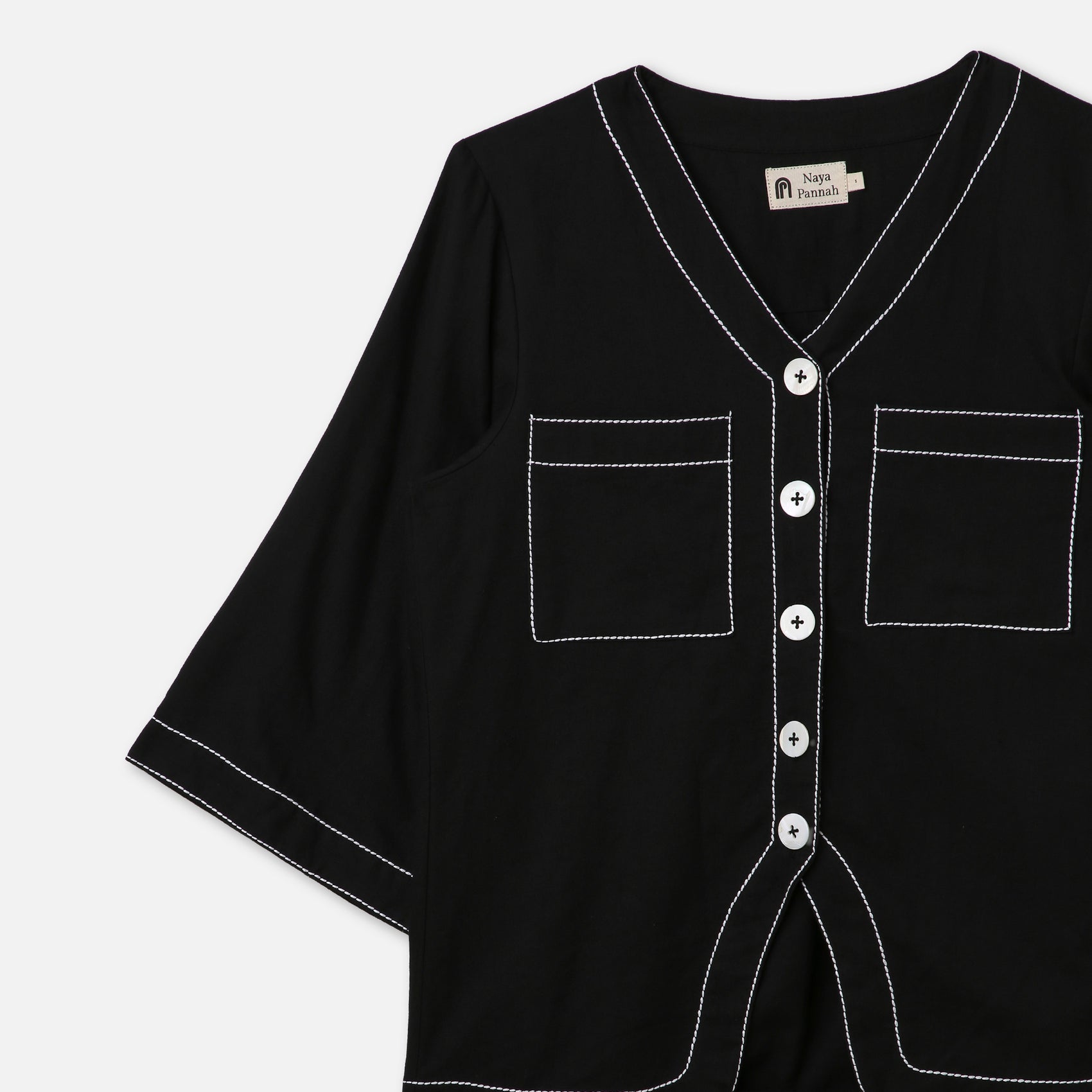 V-Neck Stitch Shirt