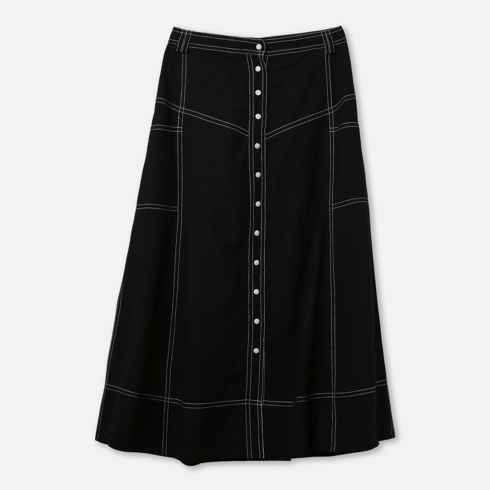 Flared Maxi Skirt