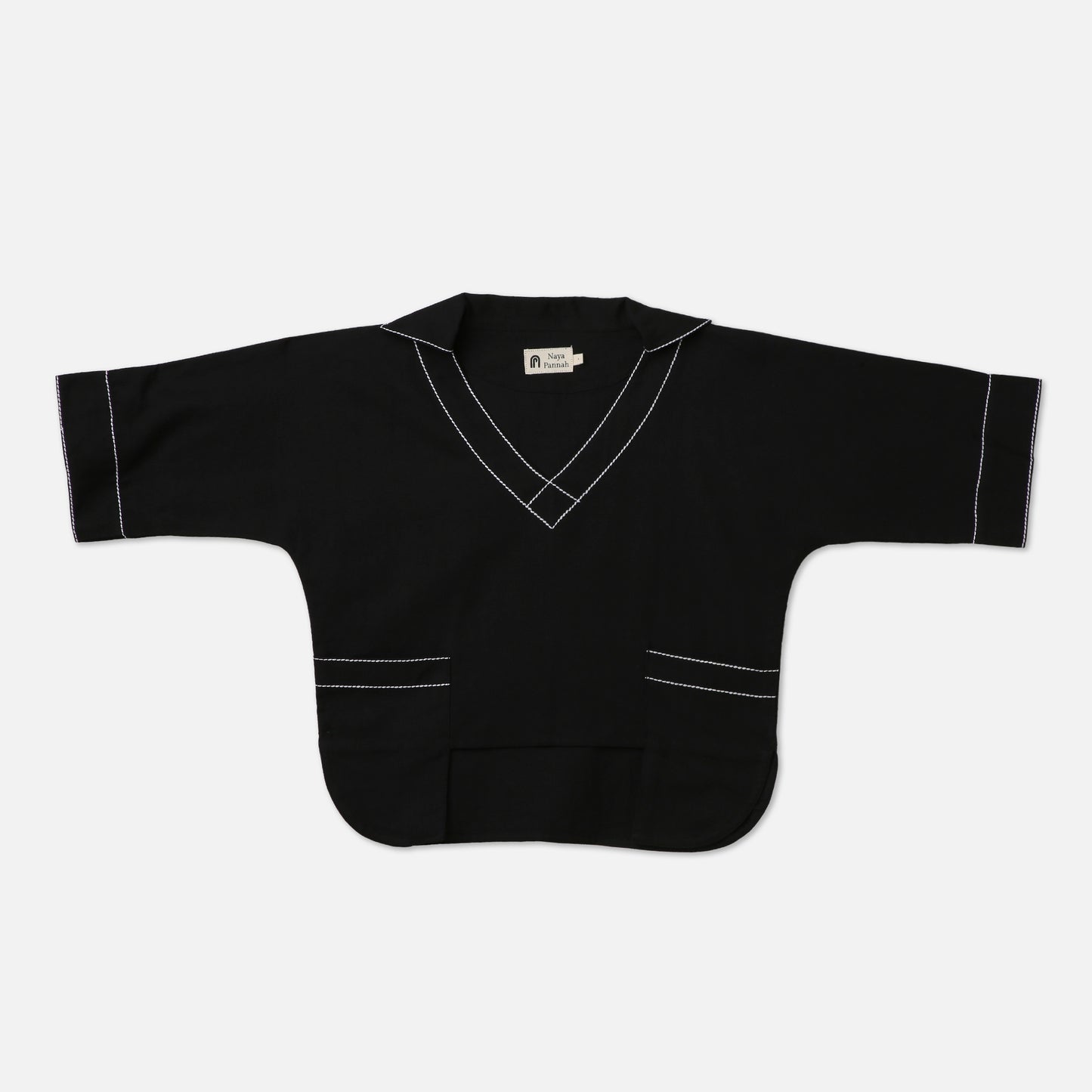 Box Pocket Contrast Tee