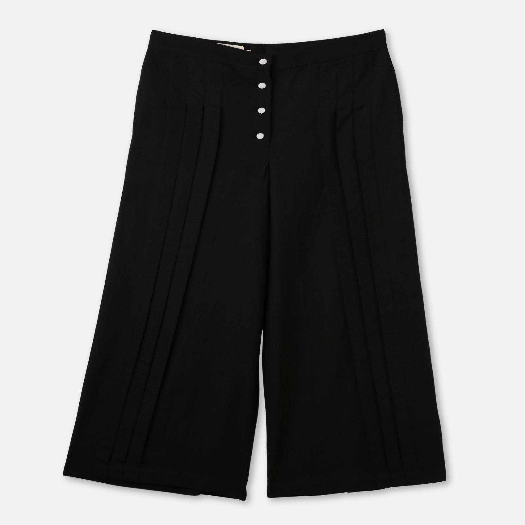 Stitched Panel Flared Pants