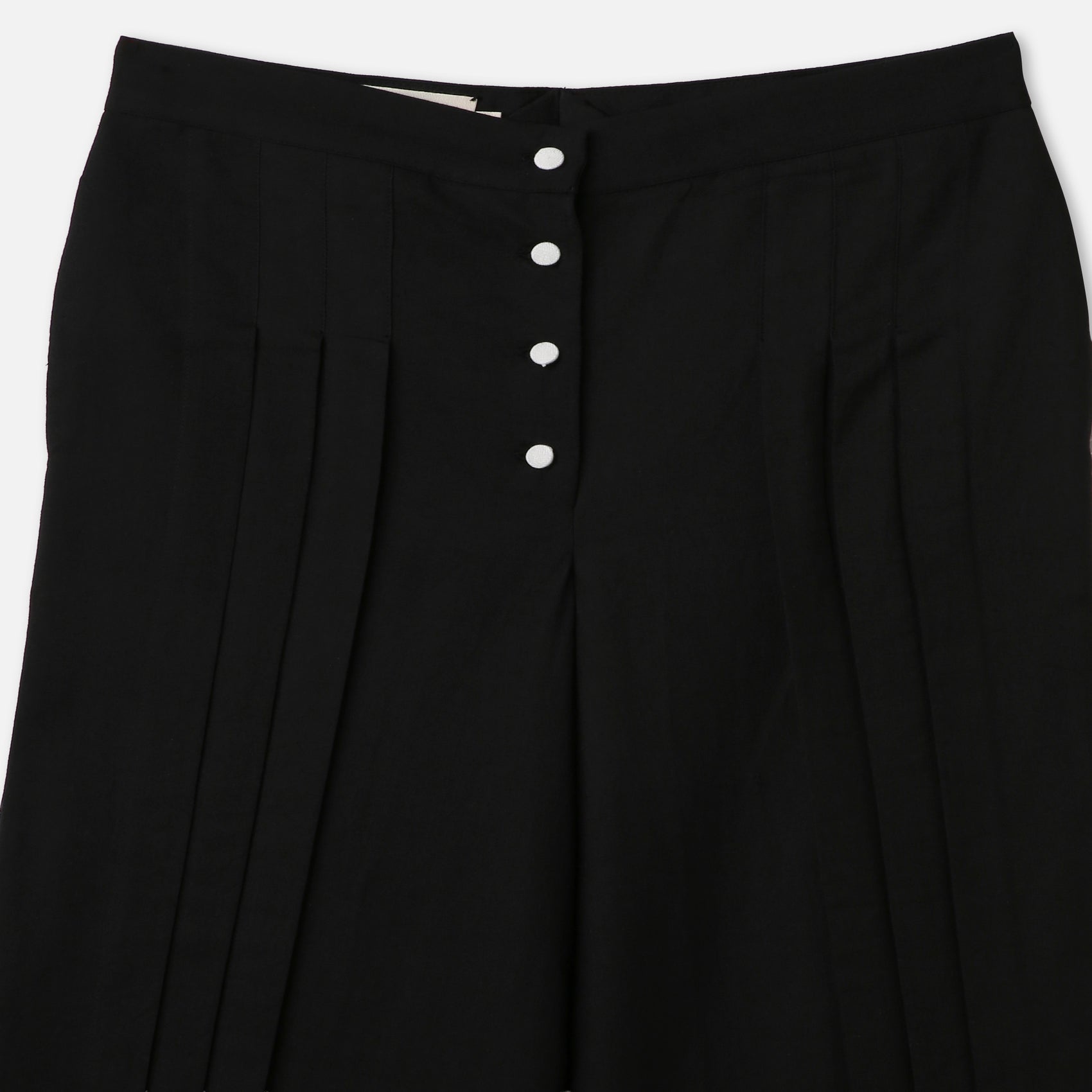 Stitched Panel Flared Pants